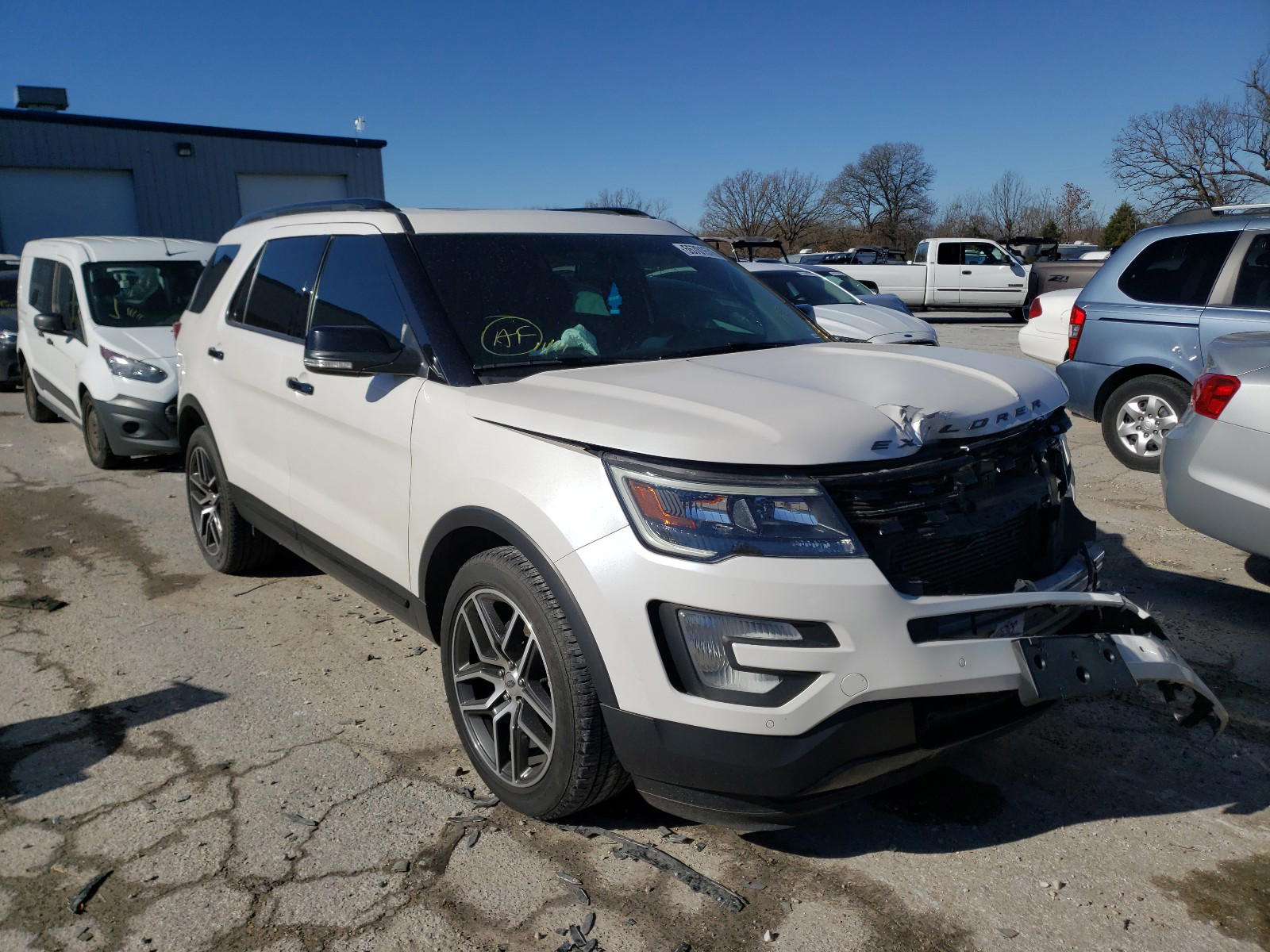 FORD EXPLORER S 2016 with VIN 1FM5K8GT6GGD26879 - Photo from auction