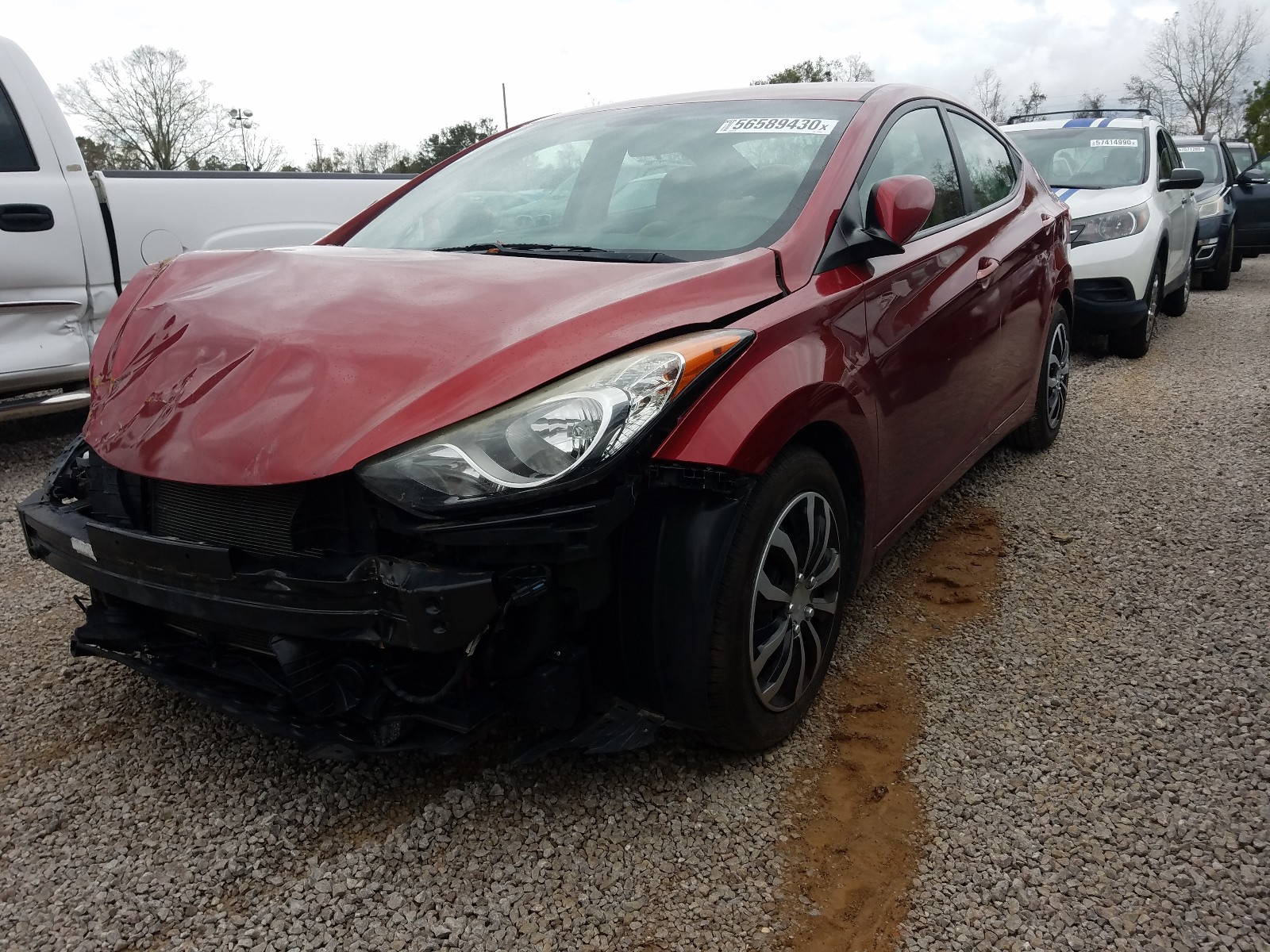 Photo 2 from auction – 2013 HYUNDAI ELANTRA GL with VIN 5NPDH4AE2DH330081