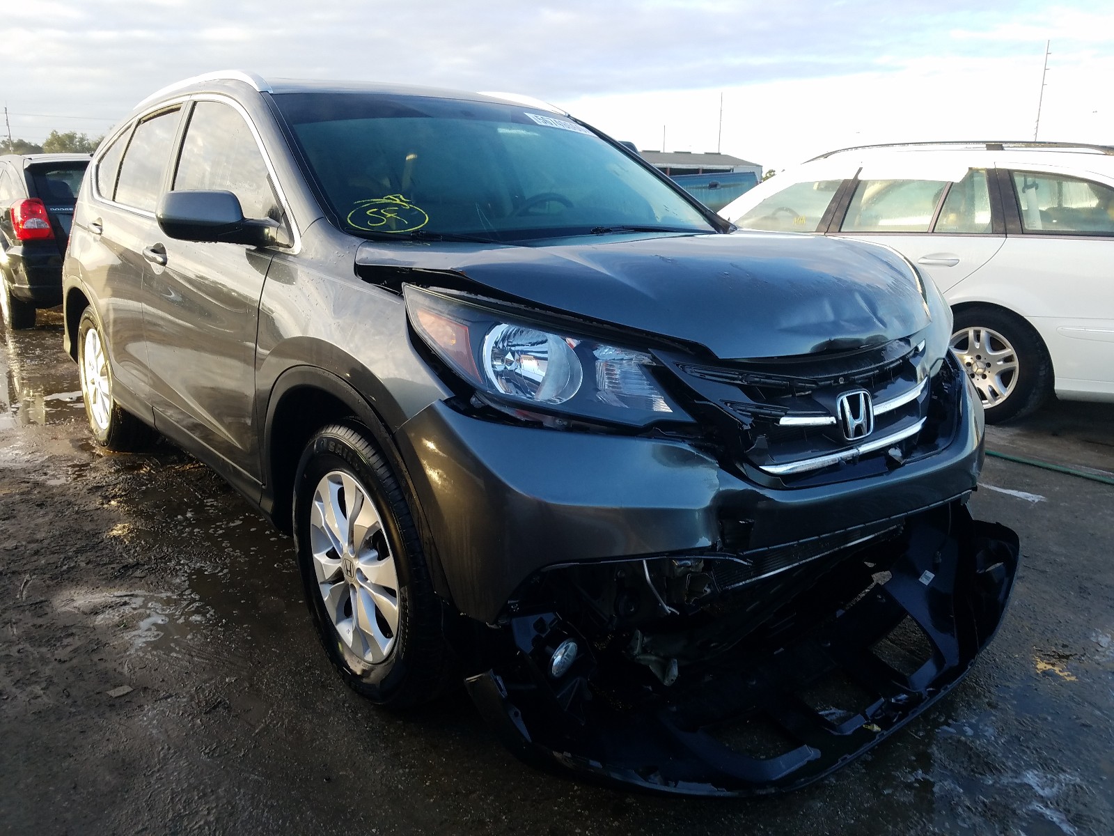 HONDA CR-V EXL 2014 with VIN 2HKRM3H78EH540382 - Photo from auction