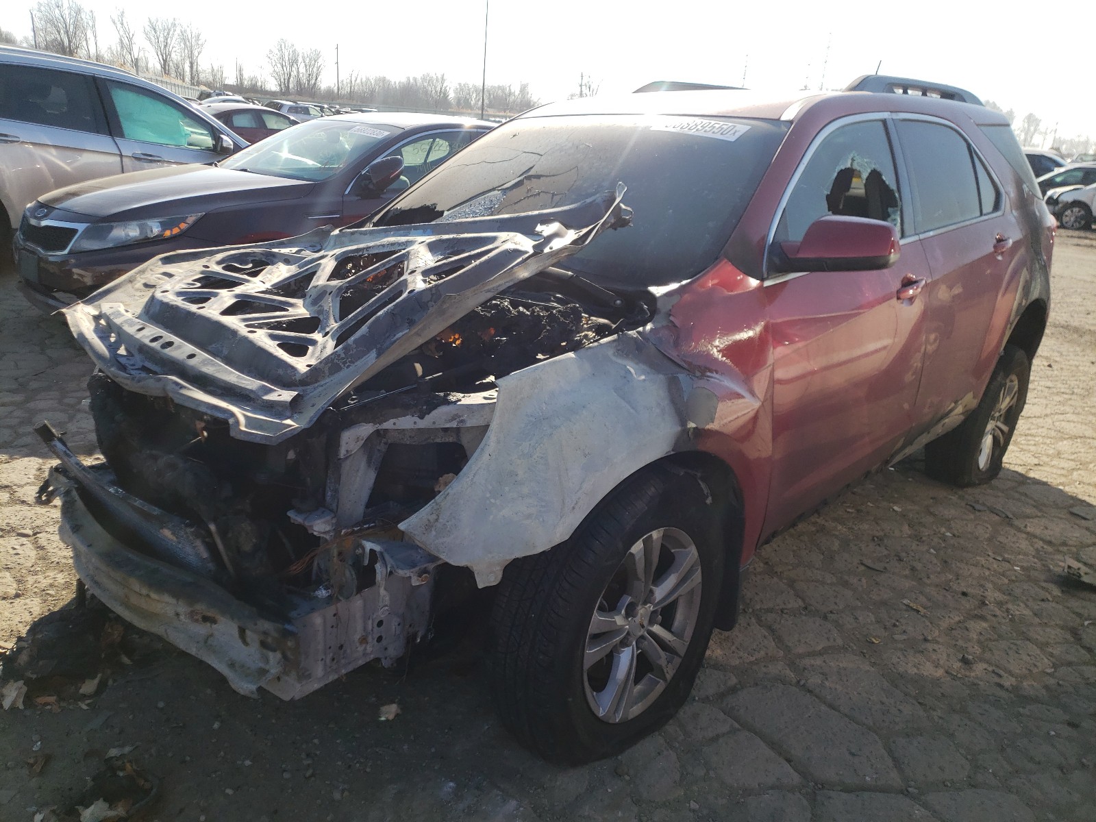 Photo 2 from auction – 2013 CHEVROLET EQUINOX LT with VIN 2GNALDEK1D1259370
