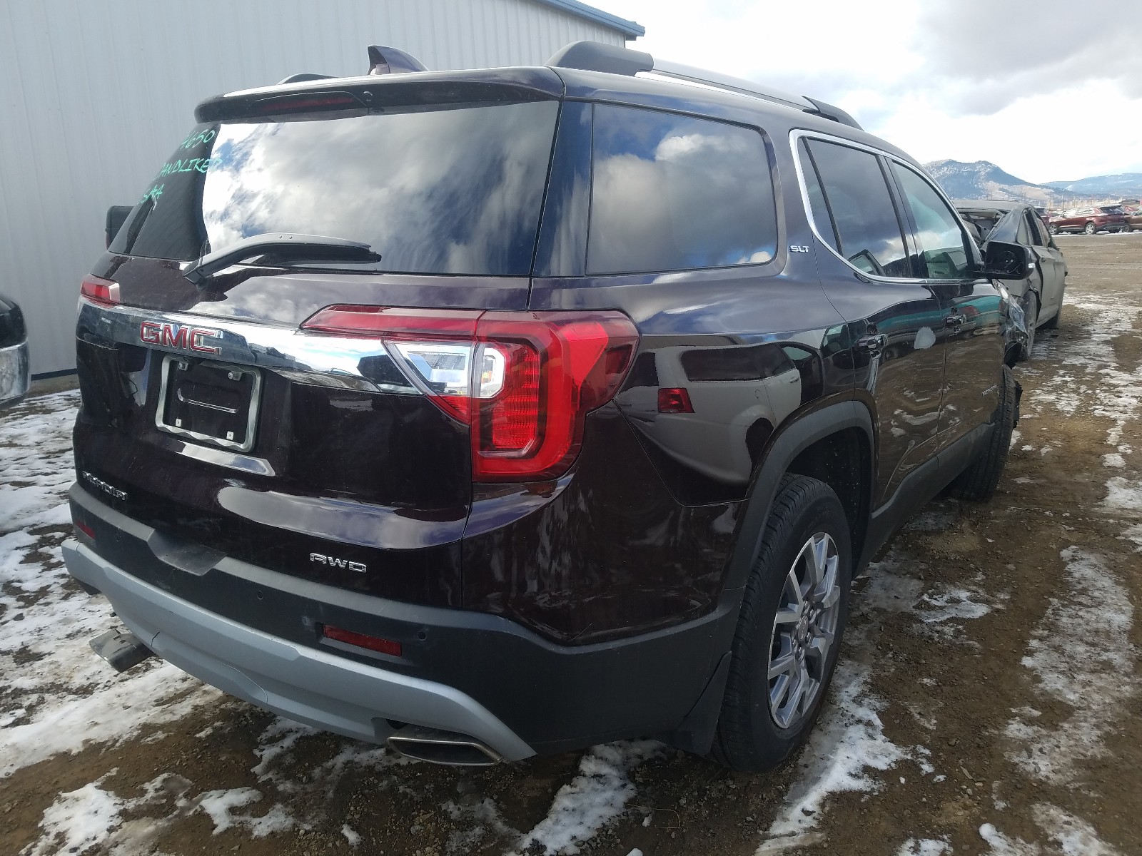 Photo 4 from auction – 2020 GMC ACADIA SLT with VIN 1GKKNULSXLZ160938