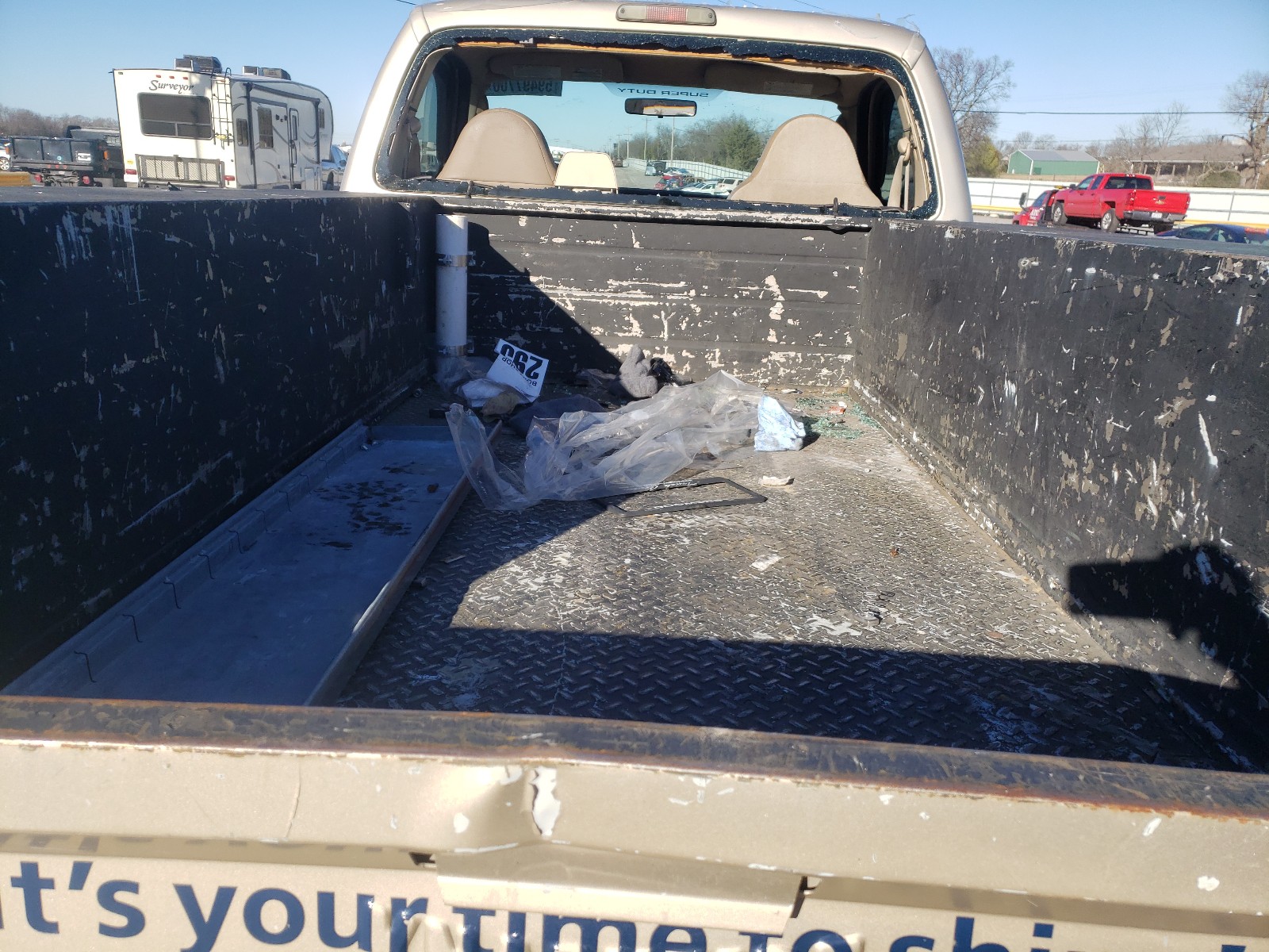 Photo 6 from auction – 2008 FORD F250 SUPER with VIN 1FDNF20578ED90648