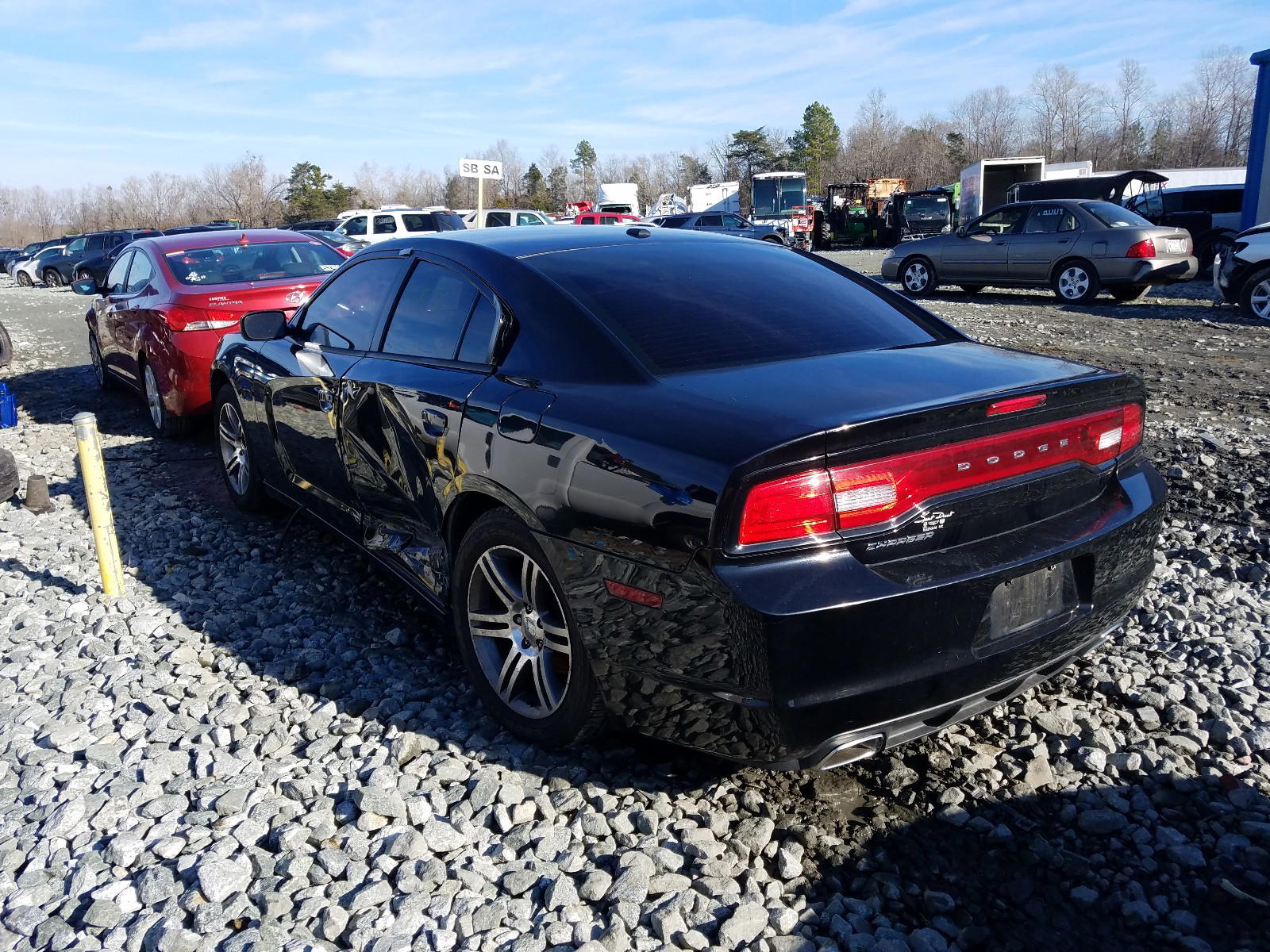 Photo 3 from auction – 2012 DODGE CHARGER SX with VIN 2C3CDXHG1CH126108