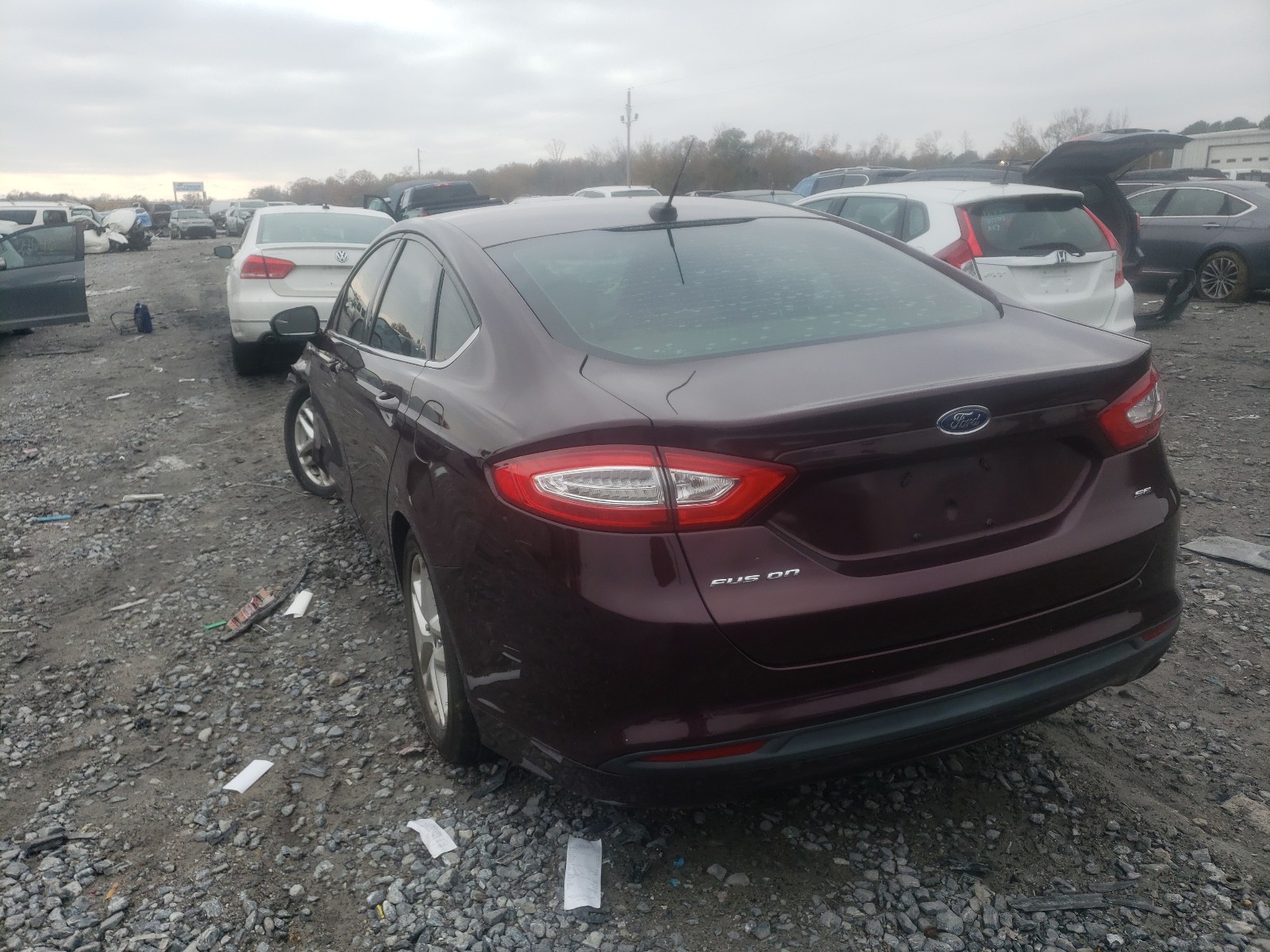 Photo 3 from auction – 2013 FORD FUSION SE with VIN 3FA6P0H74DR116675