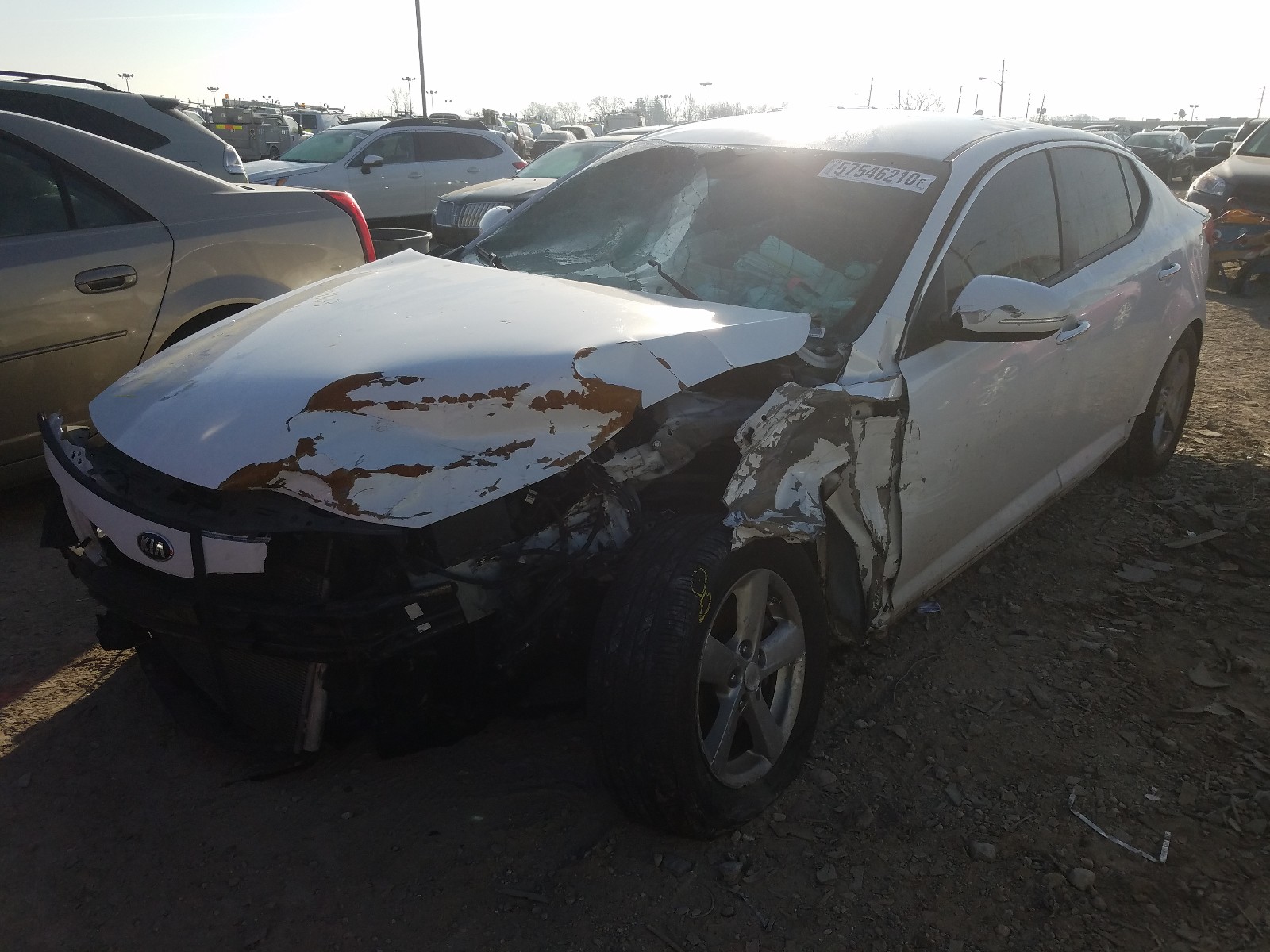 Photo 2 from auction – 2015 KIA OPTIMA LX with VIN 5XXGM4A79FG376144