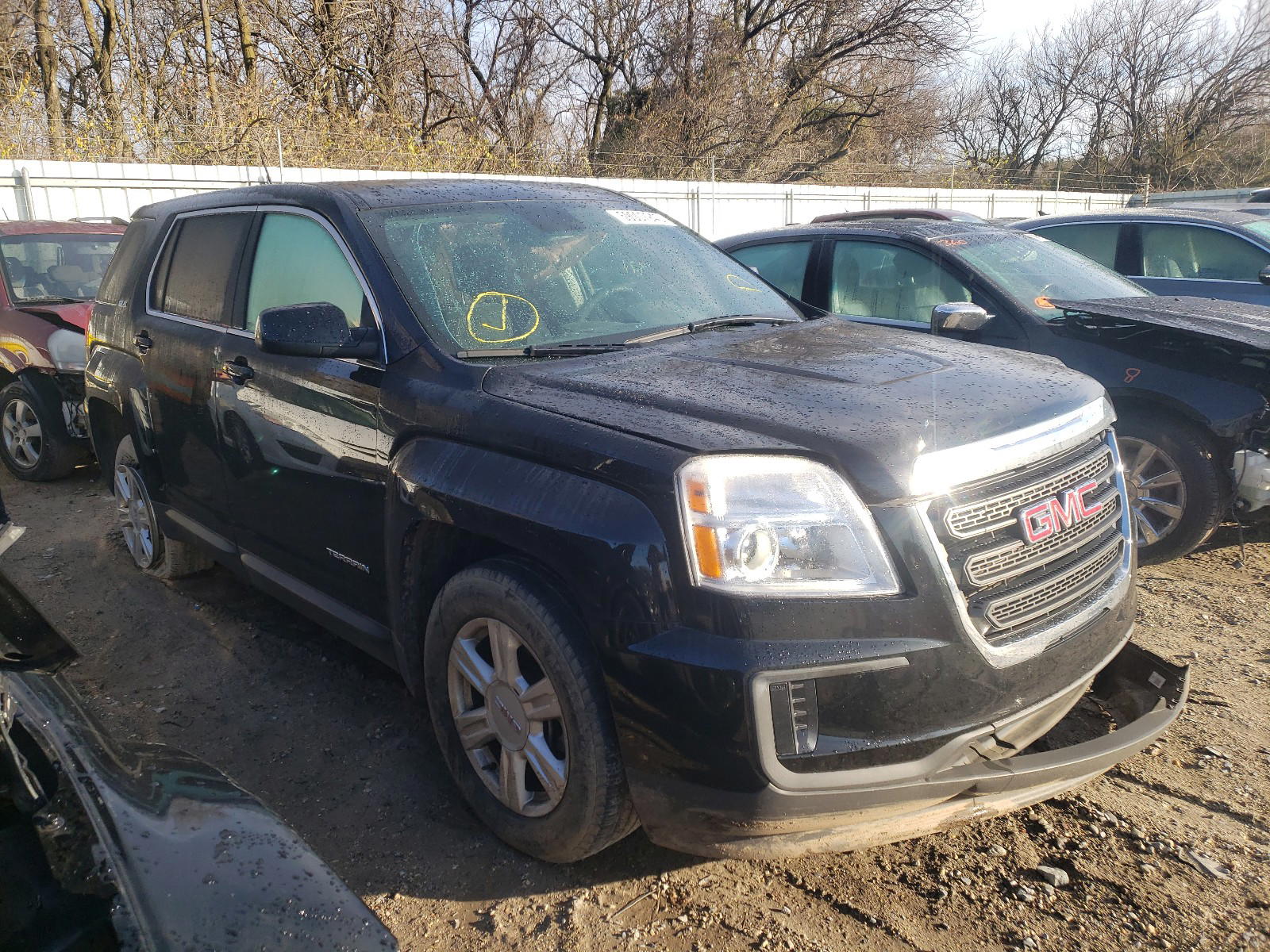 GMC TERRAIN SL 2016 with VIN 2GKALMEKXG6357611 - Photo from auction