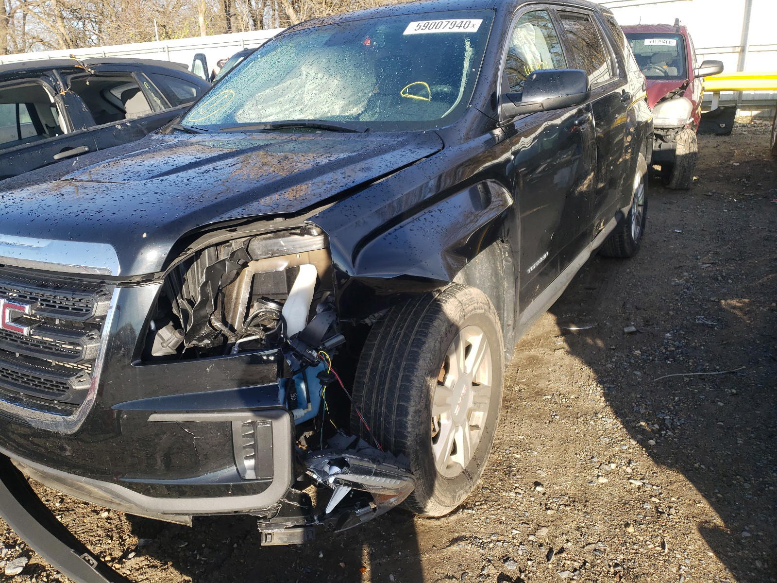 Photo 9 from auction – 2016 GMC TERRAIN SL with VIN 2GKALMEKXG6357611