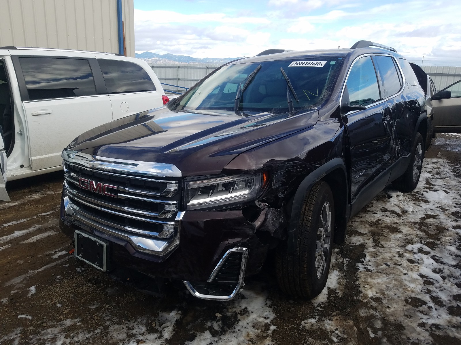 Photo 2 from auction – 2020 GMC ACADIA SLT with VIN 1GKKNULSXLZ160938