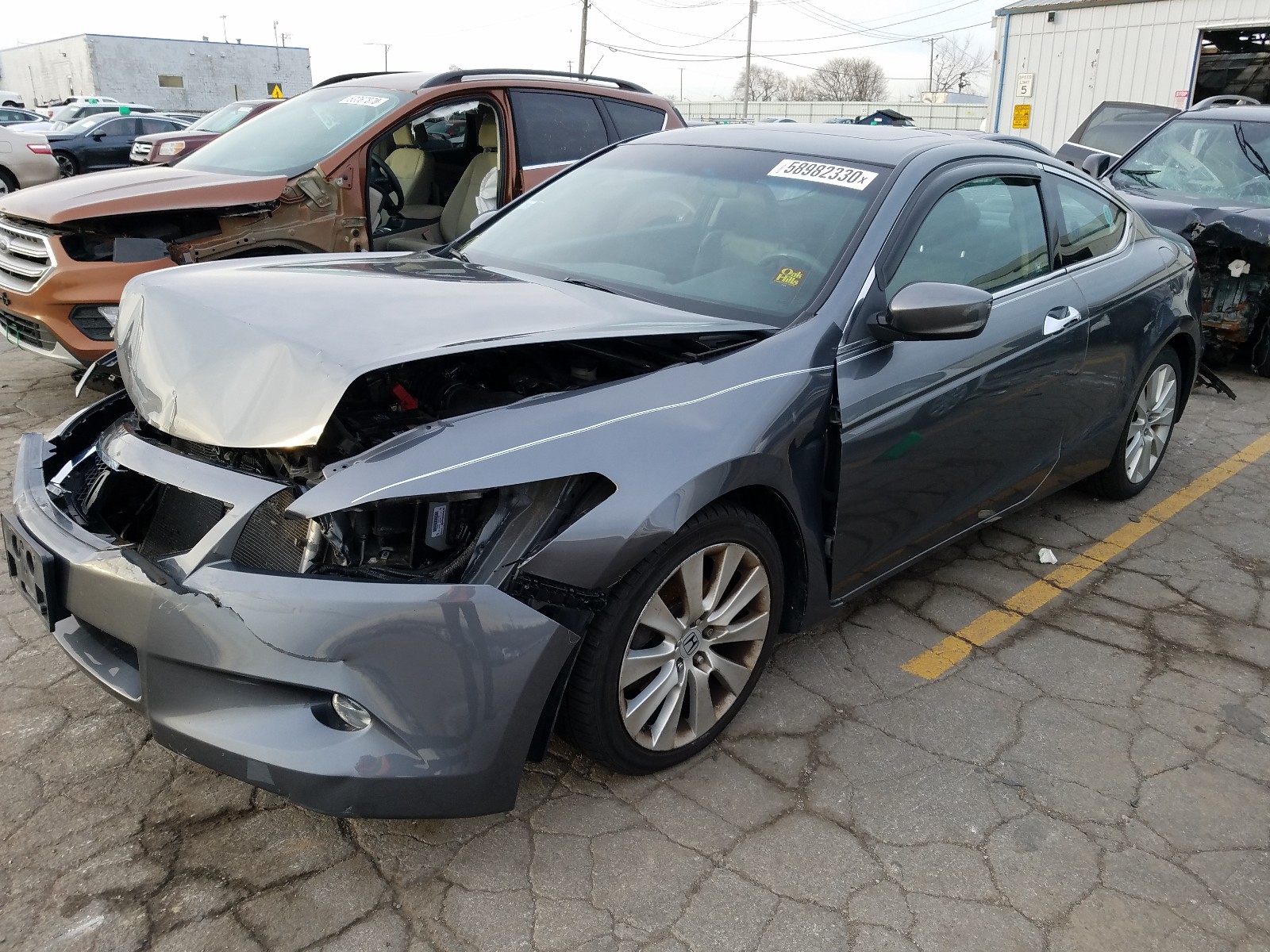 Photo 2 from auction – 2010 HONDA ACCORD EXL with VIN 1HGCS2B85AA007478