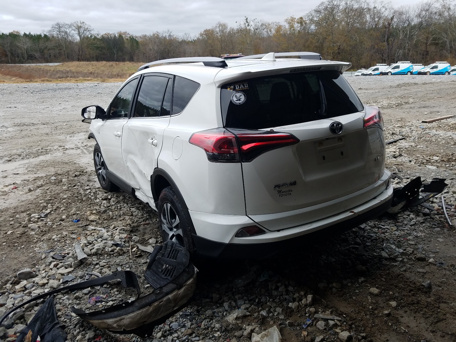 Photo 3 from auction – 2017 TOYOTA RAV4 LE with VIN JTMZFREV8HJ719310