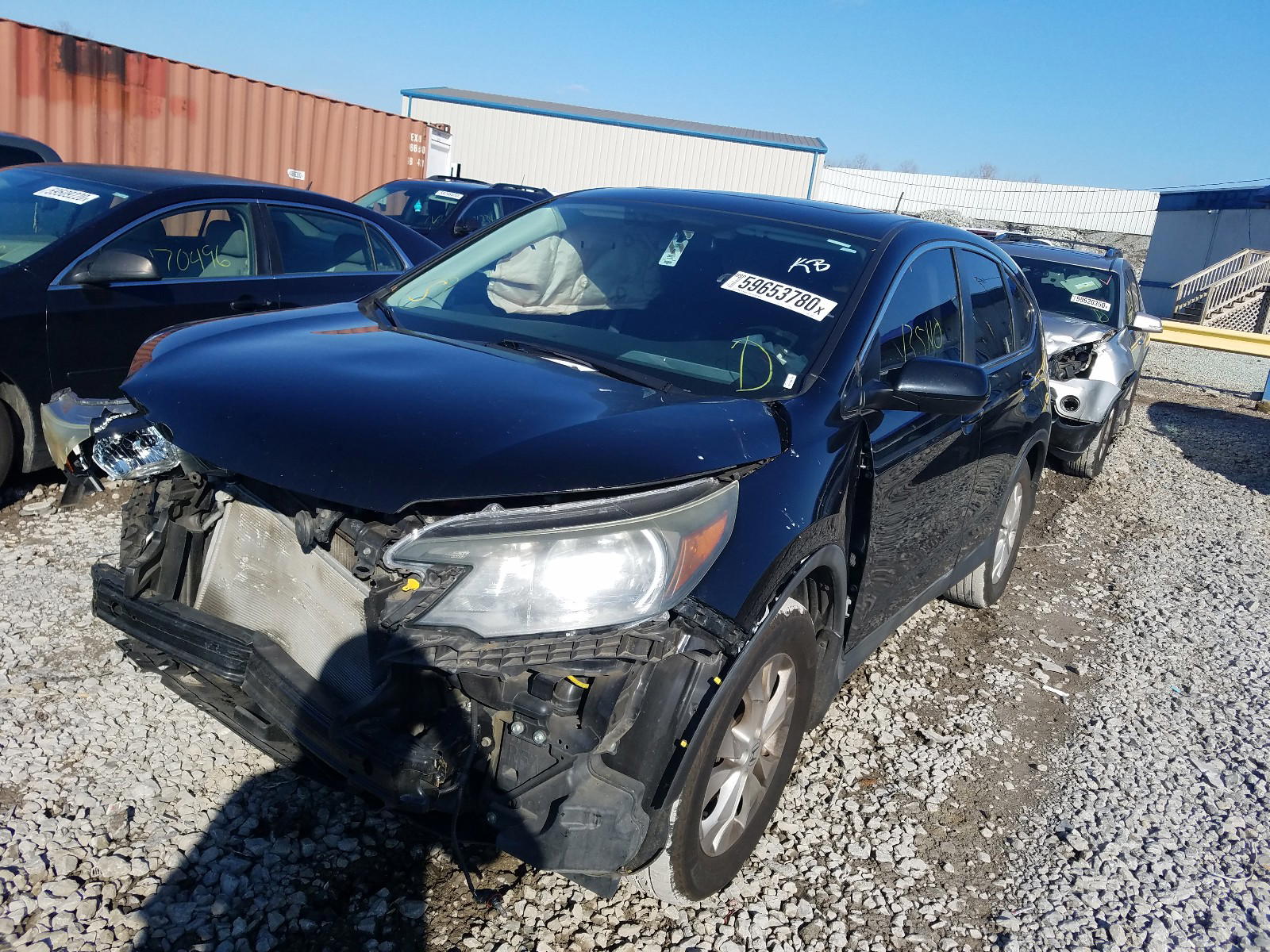 Photo 2 from auction – 2012 HONDA CR-V with VIN 5J6RM3H56CL004662