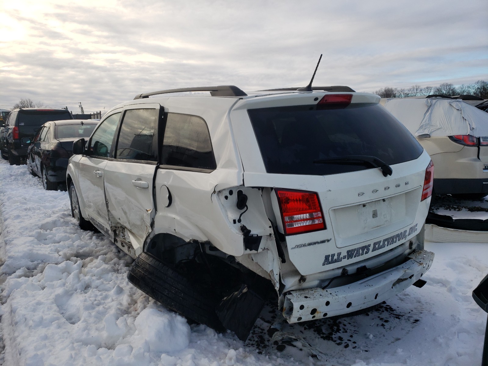 Photo 3 from auction – 2016 DODGE JOURNEY SE with VIN 3C4PDCAB9GT234428