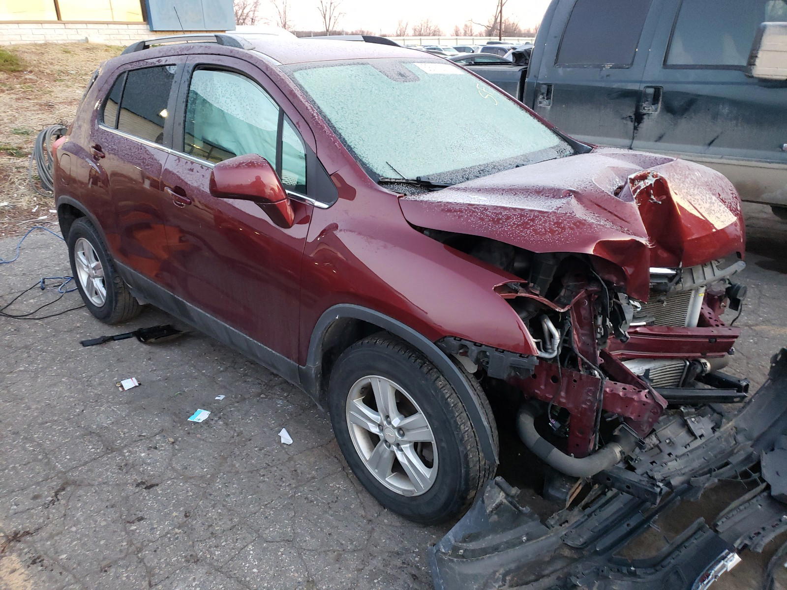 CHEVROLET TRAX 1LT 2016 with VIN 3GNCJLSB9GL186667 - Photo from auction