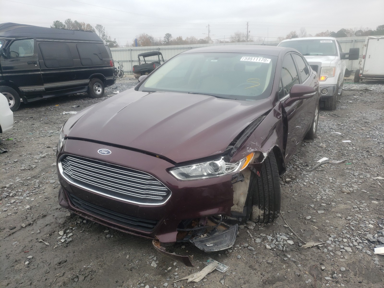 Photo 2 from auction – 2013 FORD FUSION SE with VIN 3FA6P0H74DR116675