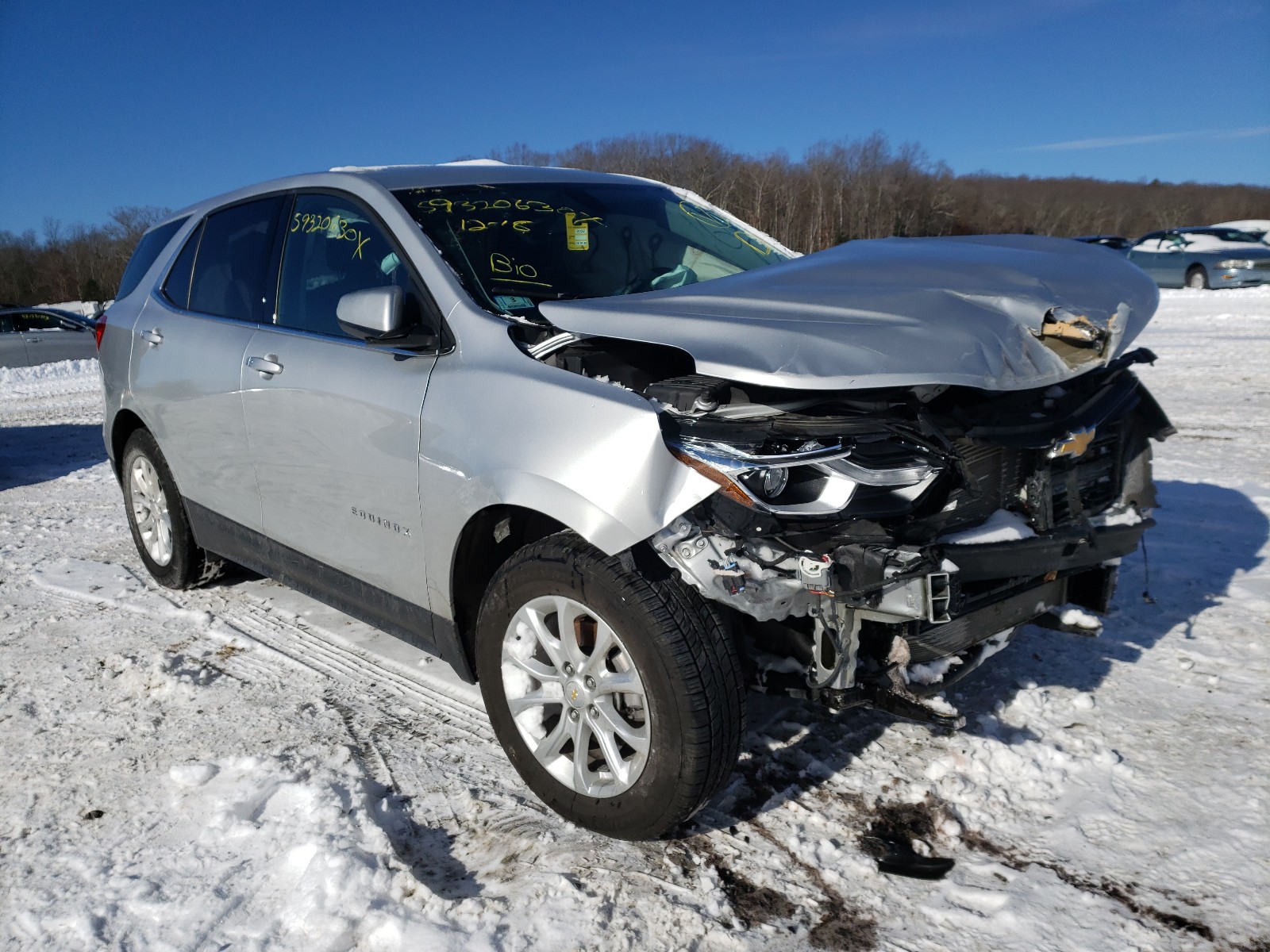 CHEVROLET EQUINOX LT 2018 with VIN 2GNAXSEV3J6285406 - Photo from auction