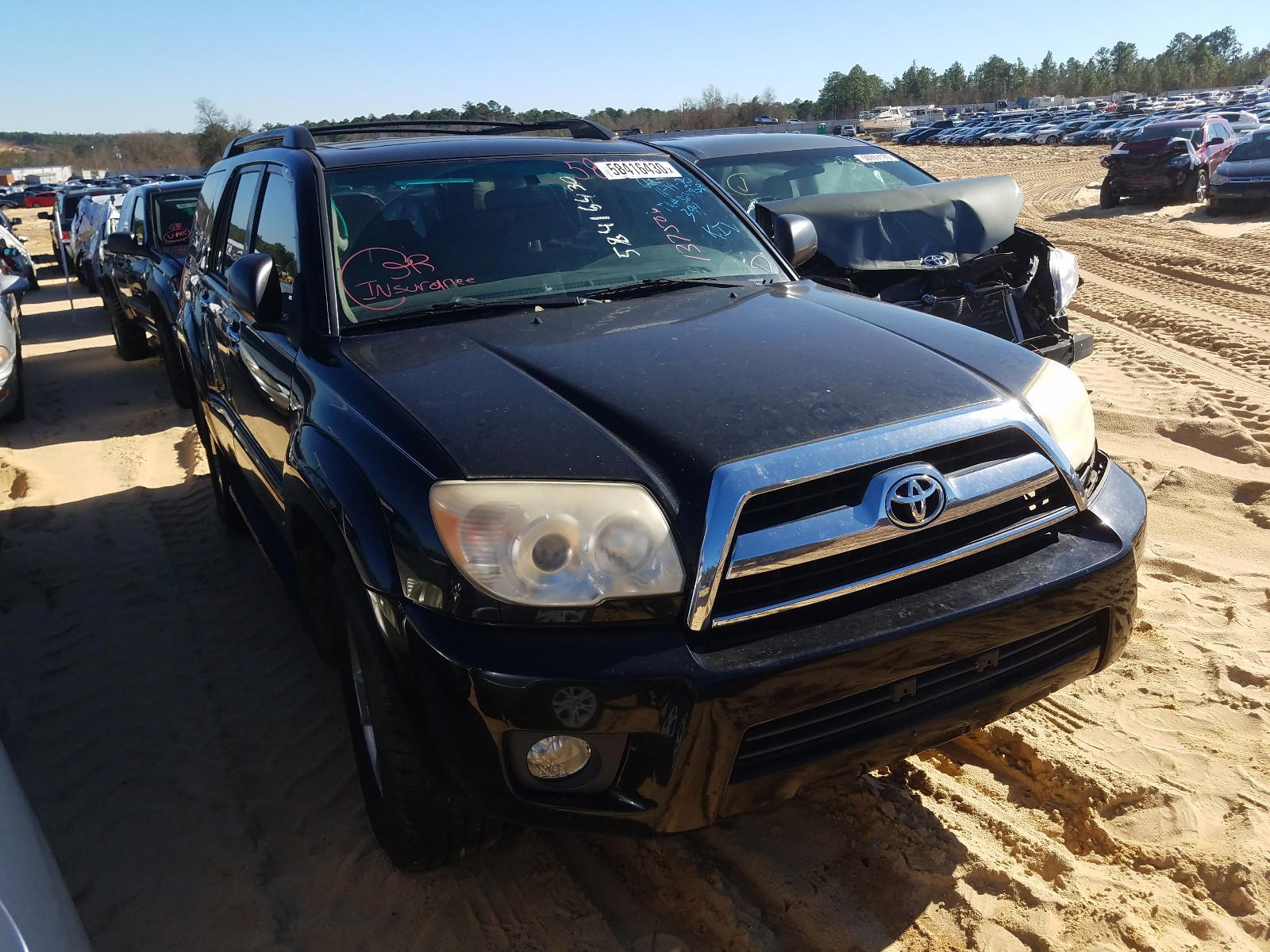 TOYOTA 4RUNNER SR 2008 with VIN JTEZU14R48K008284 - Photo from auction