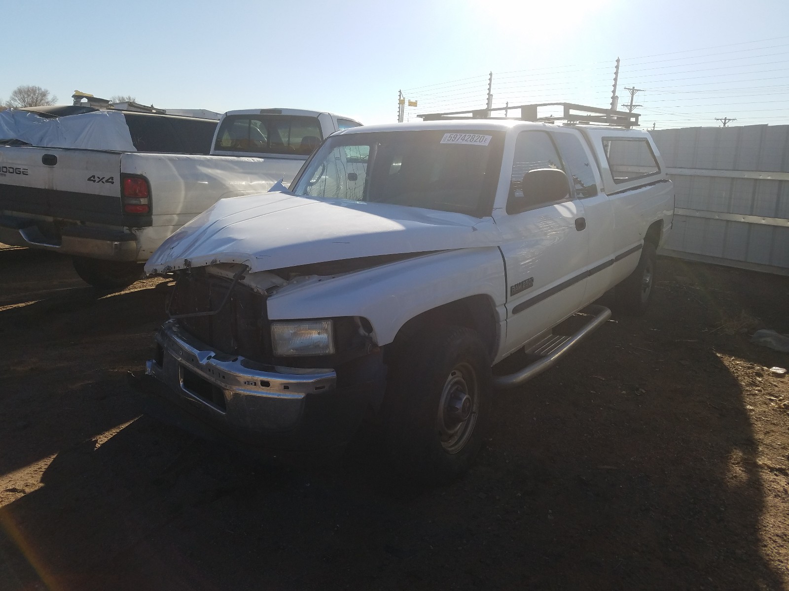 Photo 2 from auction – 1999 DODGE RAM 2500 with VIN 3B7KC236XXG112869