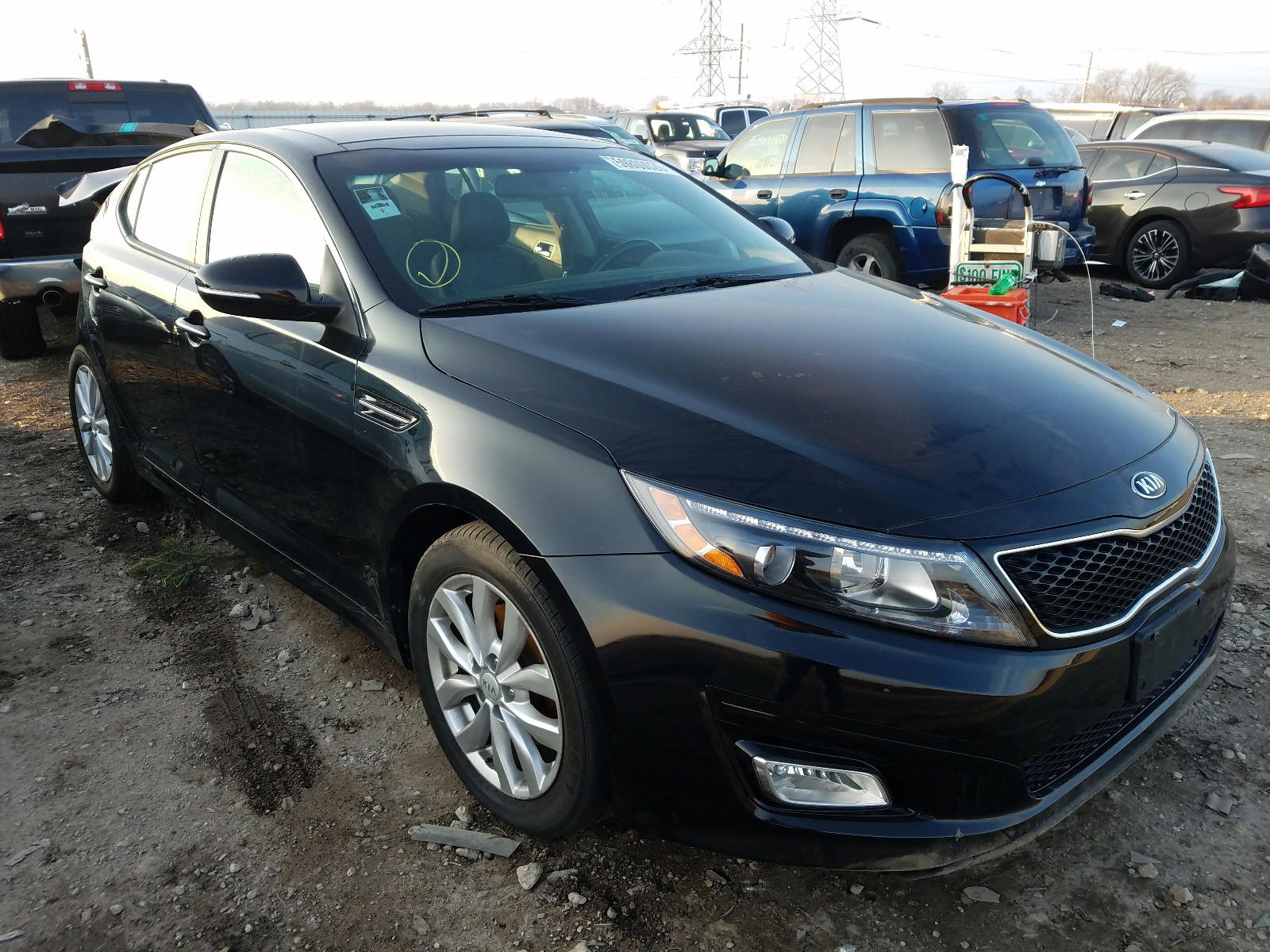 KIA OPTIMA EX 2015 with VIN 5XXGN4A72FG508447 - Photo from auction