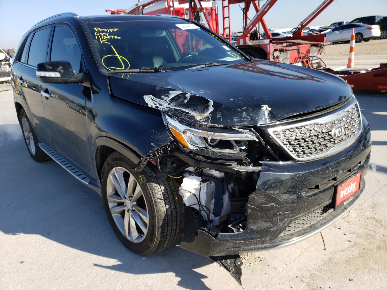 Photo 9 from auction – 2014 KIA SORENTO SX with VIN 5XYKW4A73EG445330