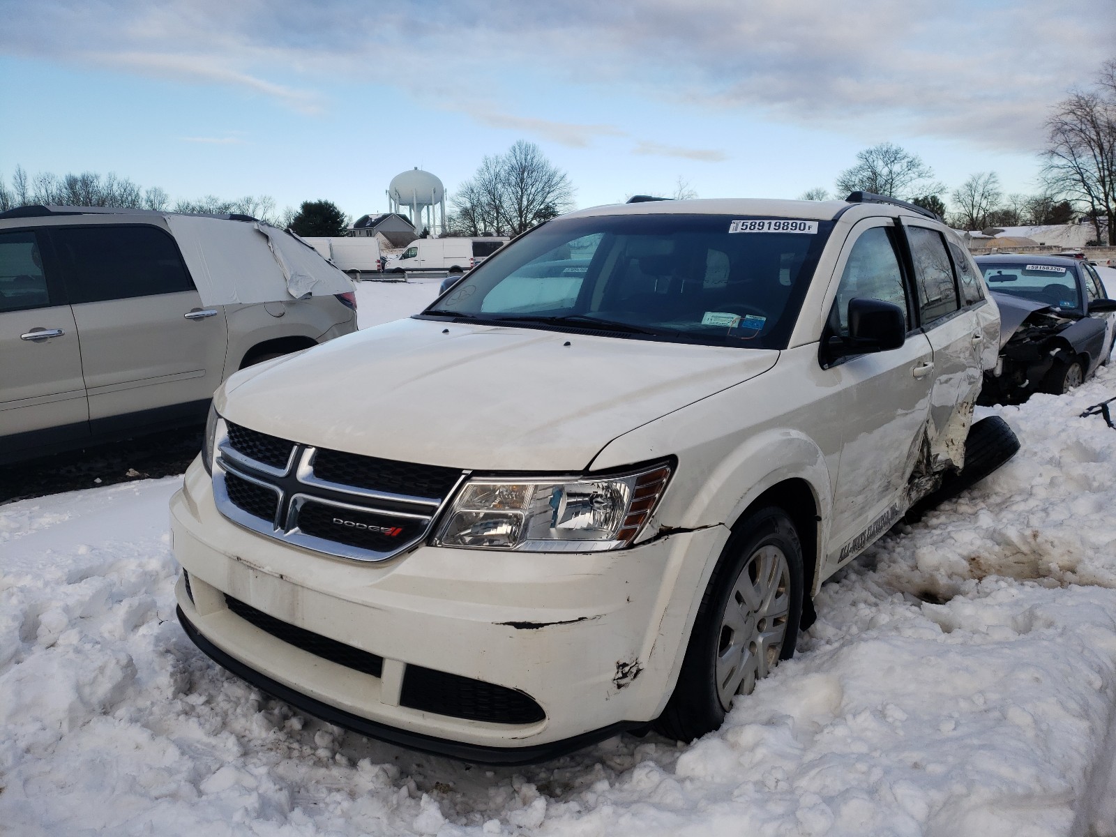 Photo 2 from auction – 2016 DODGE JOURNEY SE with VIN 3C4PDCAB9GT234428