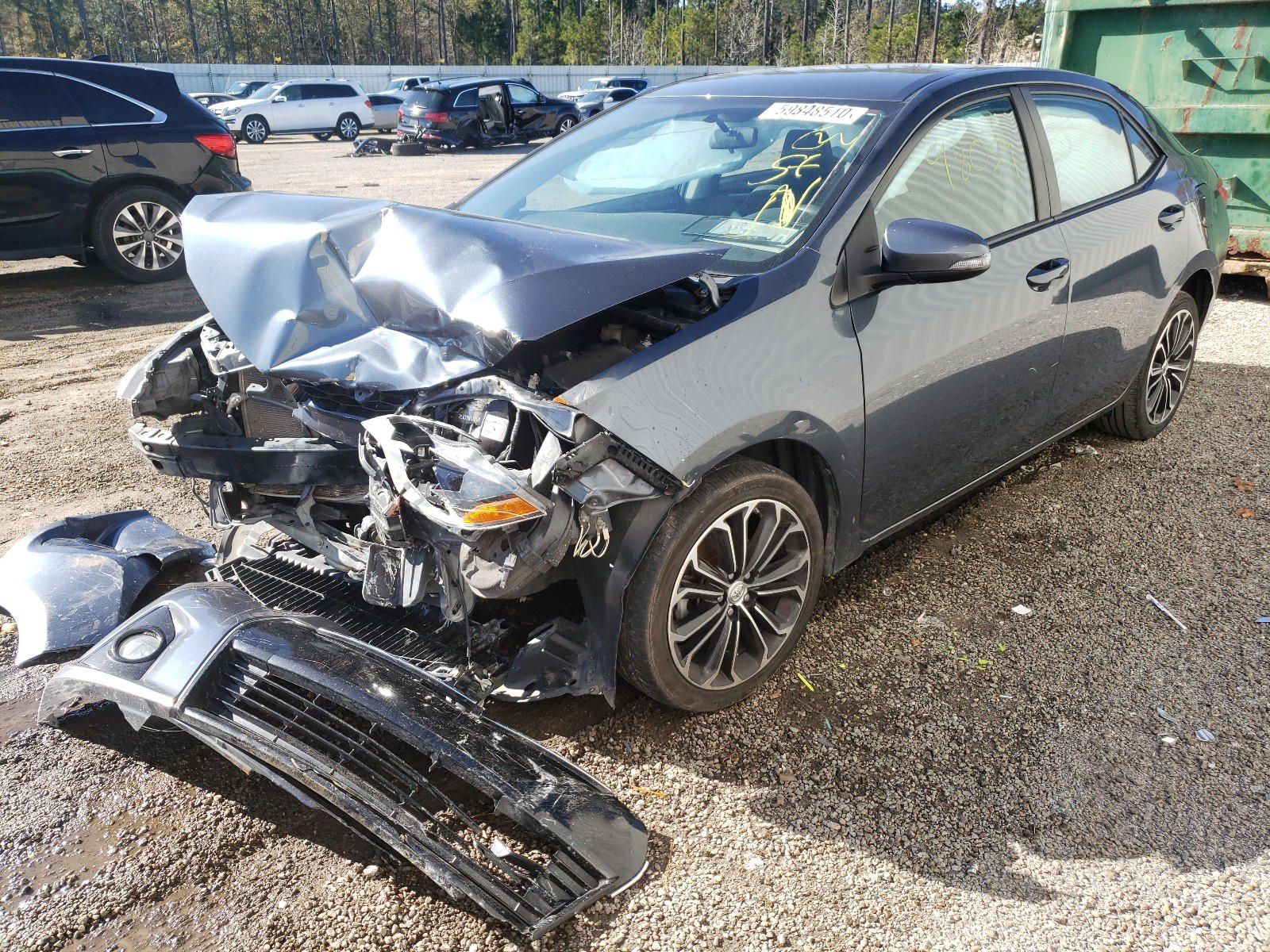 Photo 2 from auction – 2015 TOYOTA COROLLA L with VIN 2T1BURHE9FC334303