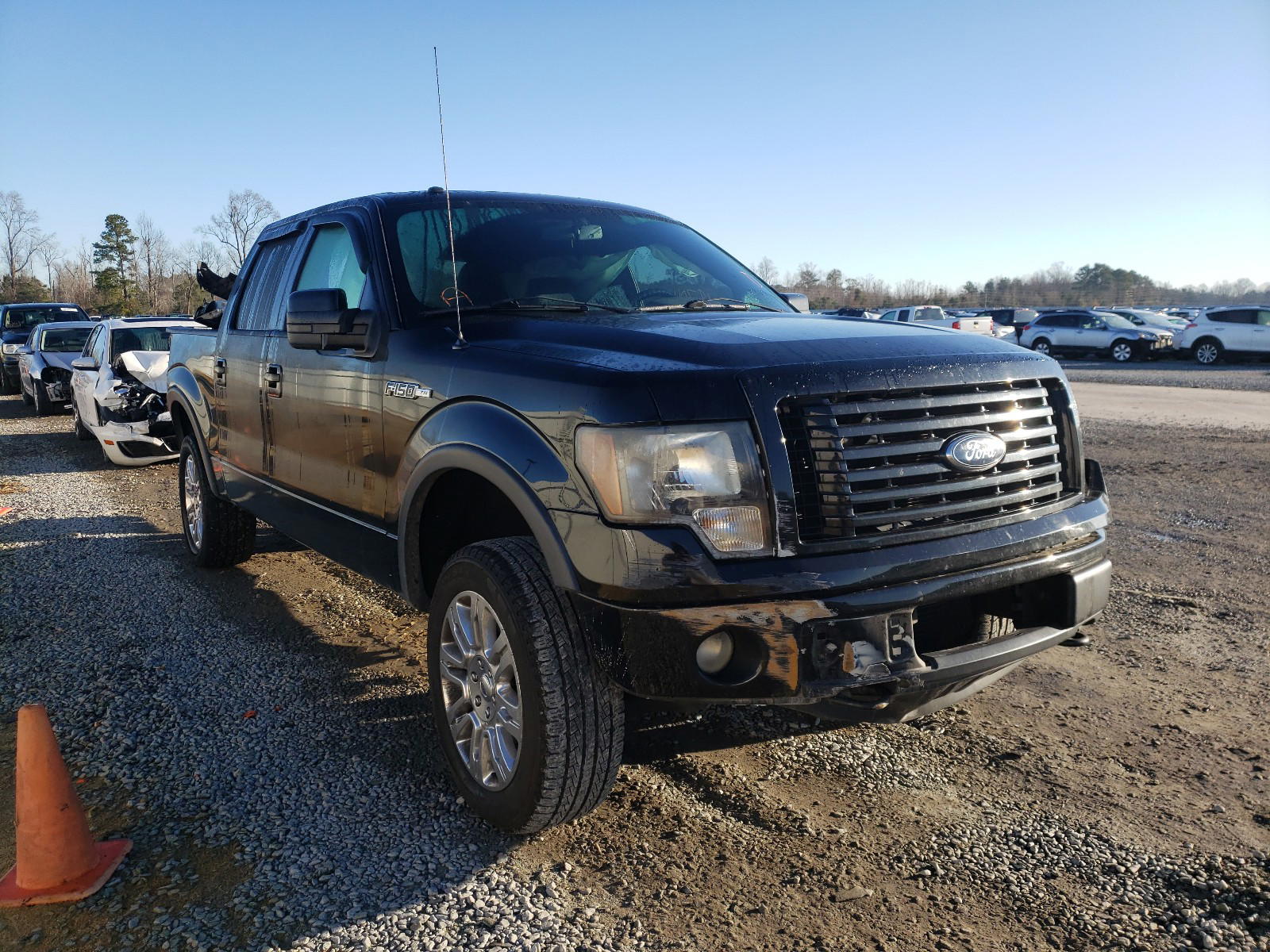 FORD F150 SUPER 2011 with VIN 1FTFW1ET2BFC43729 - Photo from auction
