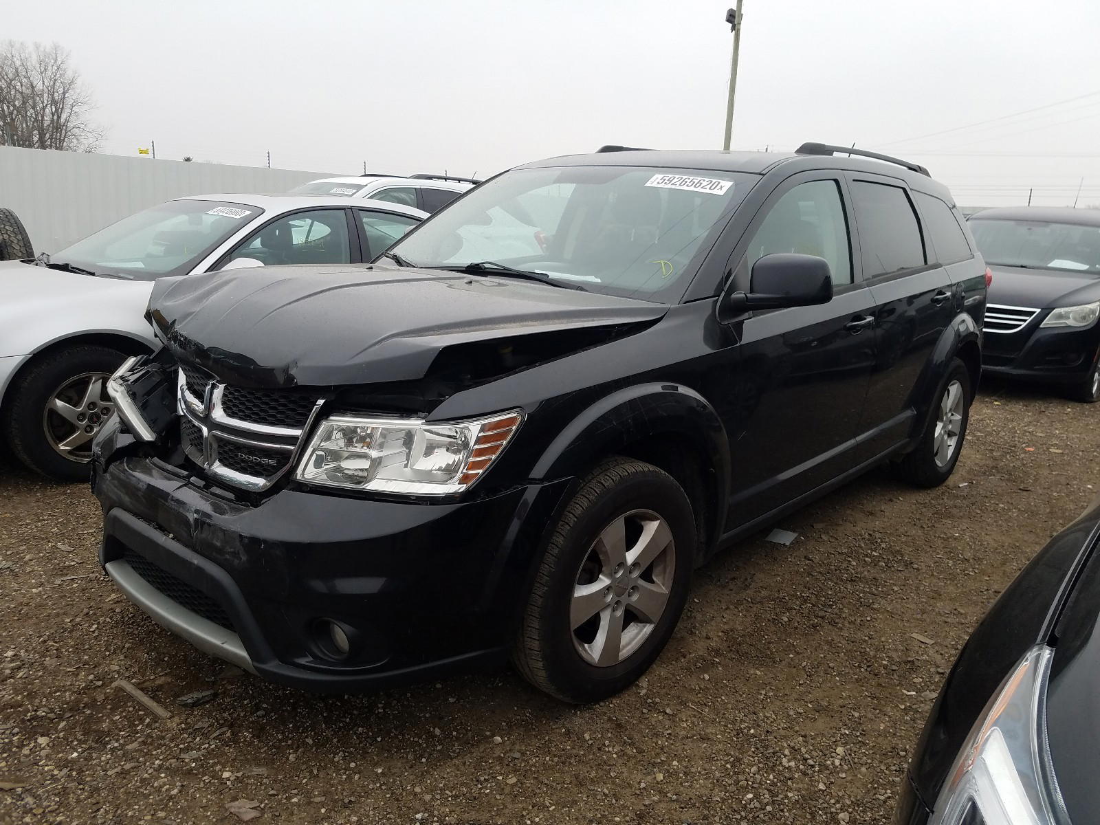 Photo 2 from auction – 2012 DODGE JOURNEY SX with VIN 3C4PDCBG4CT181058