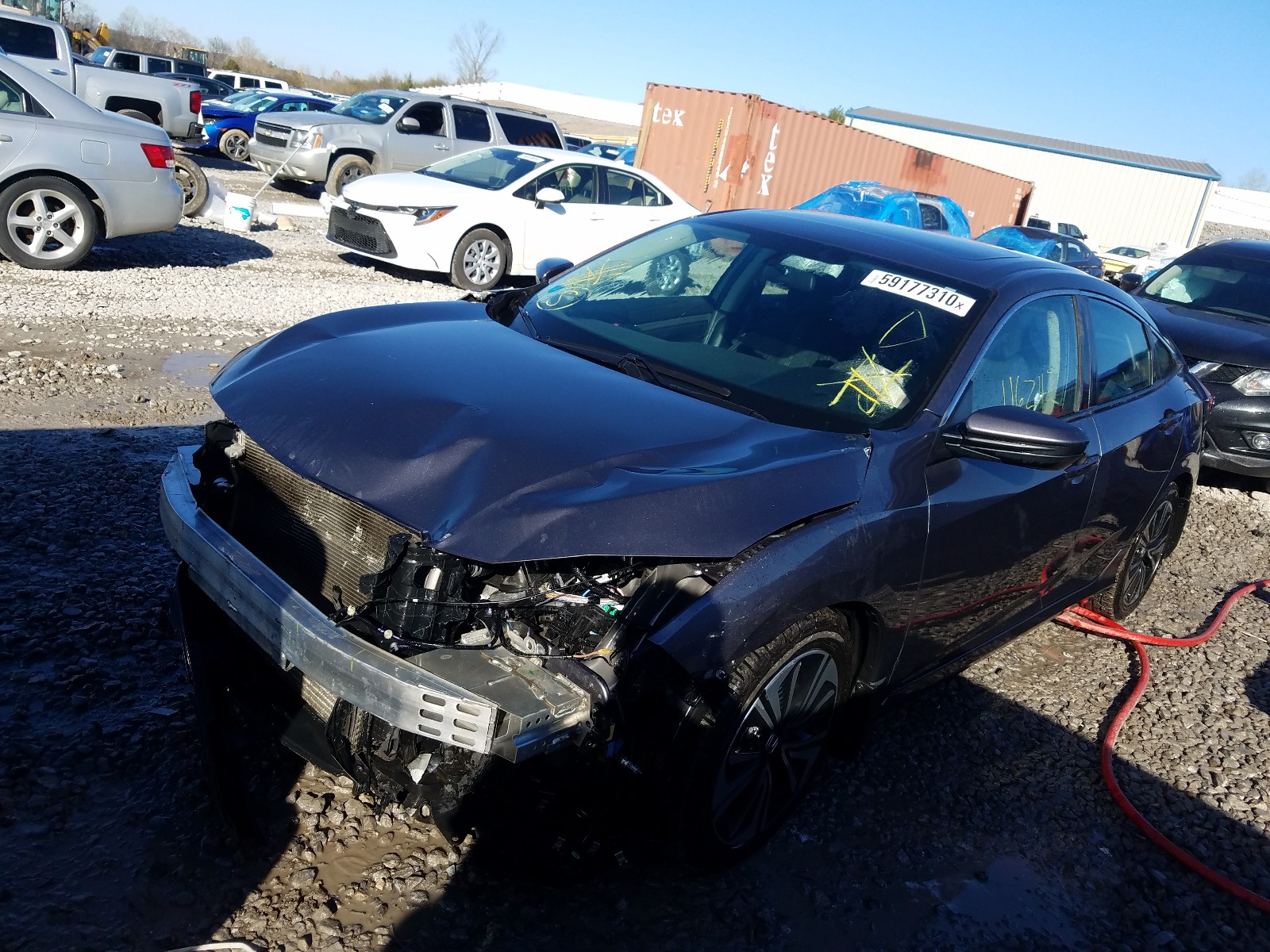 Photo 2 from auction – 2017 HONDA CIVIC EX with VIN 19XFC1F38HE023103