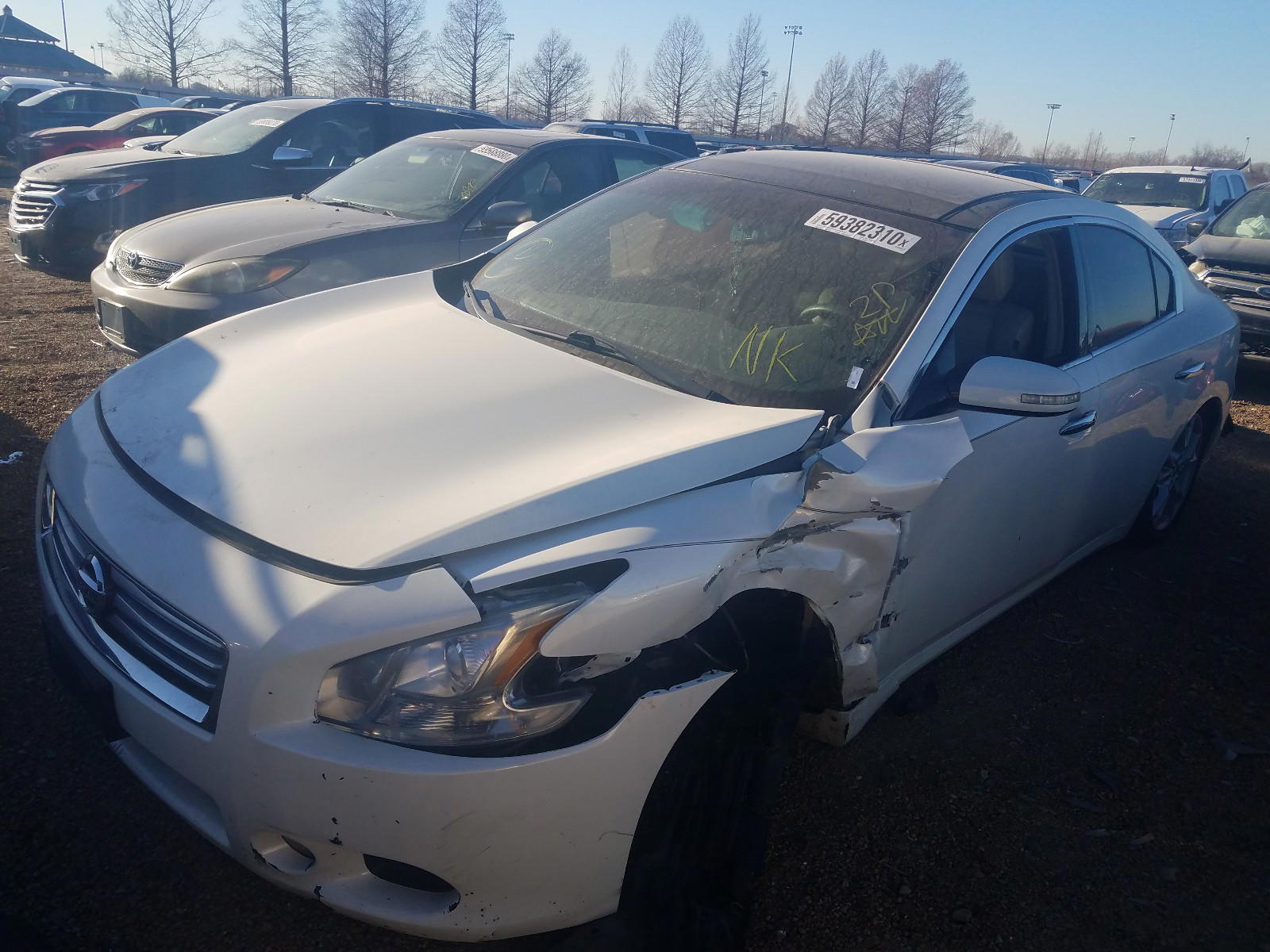 Photo 2 from auction – 2014 NISSAN MAXIMA S with VIN 1N4AA5AP1EC481964