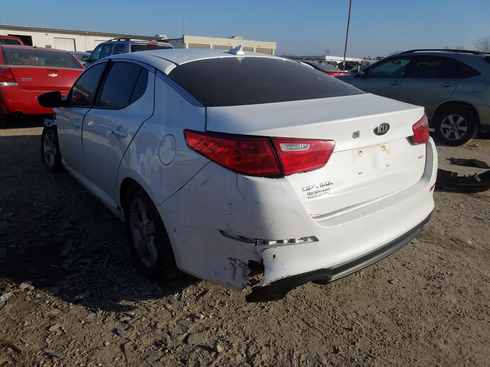 Photo 3 from auction – 2015 KIA OPTIMA LX with VIN 5XXGM4A79FG376144