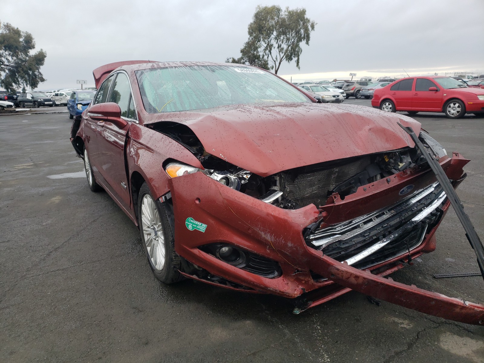 FORD FUSION TIT 2014 with VIN 3FA6P0SU8ER103668 - Photo from auction