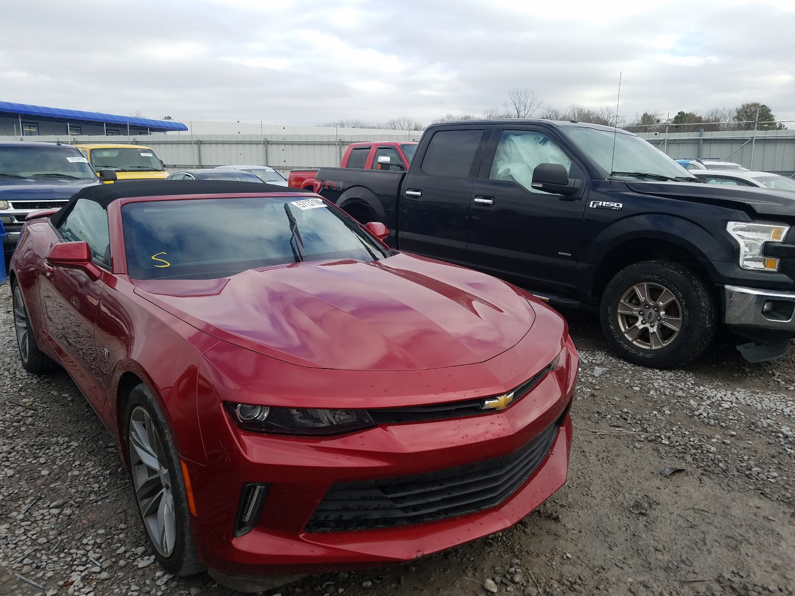 CHEVROLET CAMARO LT 2017 with VIN 1G1FB3DX7H0210953 - Photo from auction
