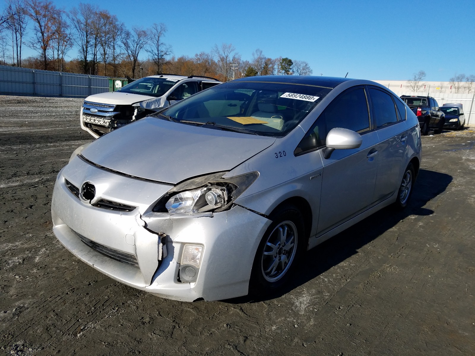 Photo 2 from auction – 2010 TOYOTA PRIUS with VIN JTDKN3DU9A0019298