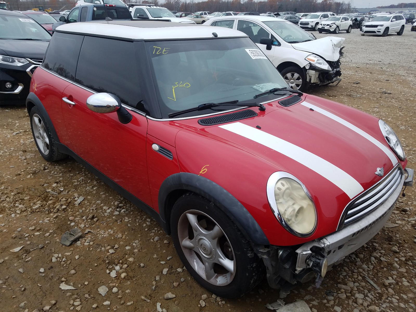 MINI COOPER 2005 with VIN WMWRC33485TJ66350 - Photo from auction