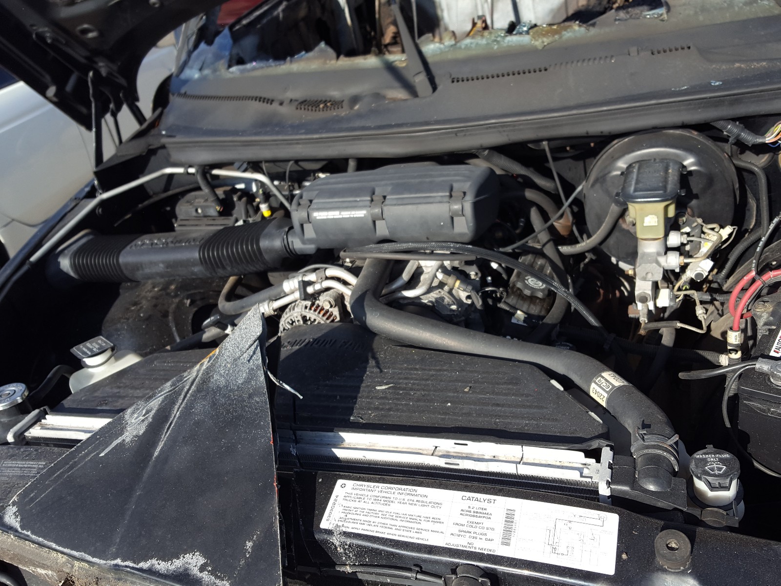 Photo 7 from auction – 1994 DODGE RAM 1500 with VIN 1B7HC16Y9RS672069