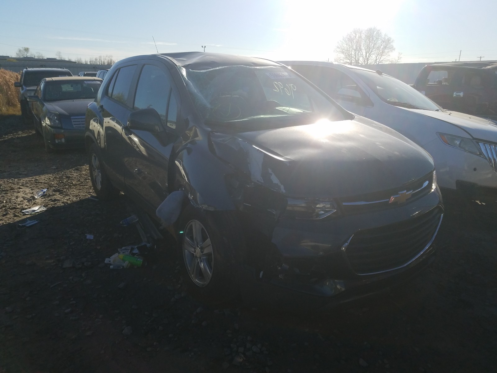 Photo 1 from auction – 2020 CHEVROLET TRAX LS with VIN 3GNCJKSBXLL233399