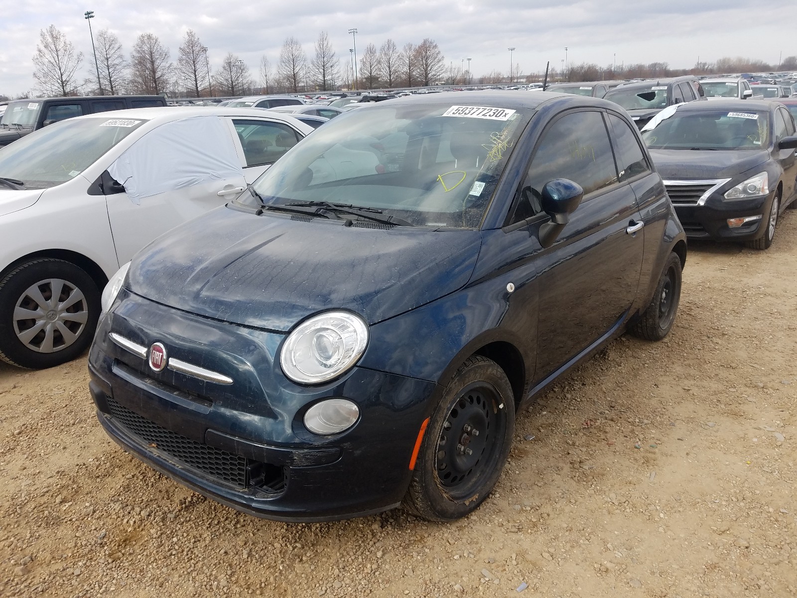 Фото 2 с аукциона – 2015 FIAT 500 POP с VIN 3C3CFFARXFT624688