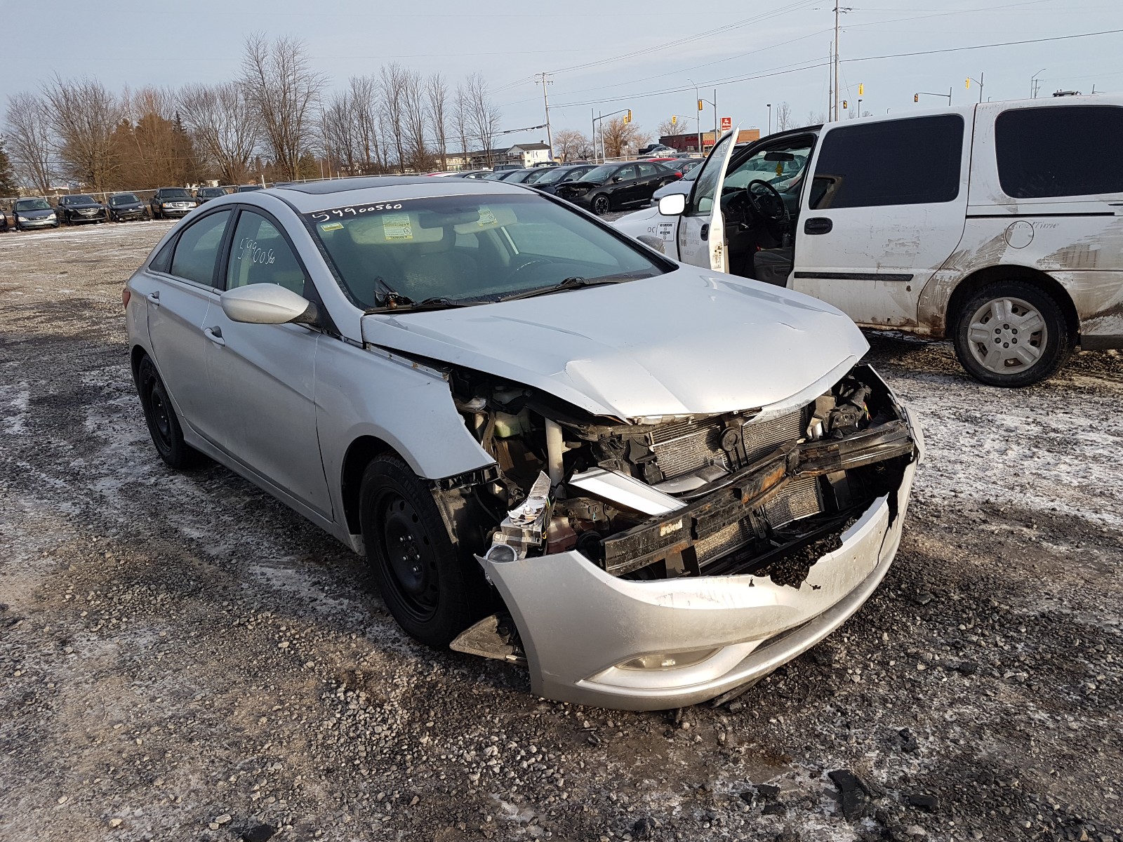 Photo 1 from auction – 2013 HYUNDAI SONATA GLS with VIN 5NPEB4AC0DH691832