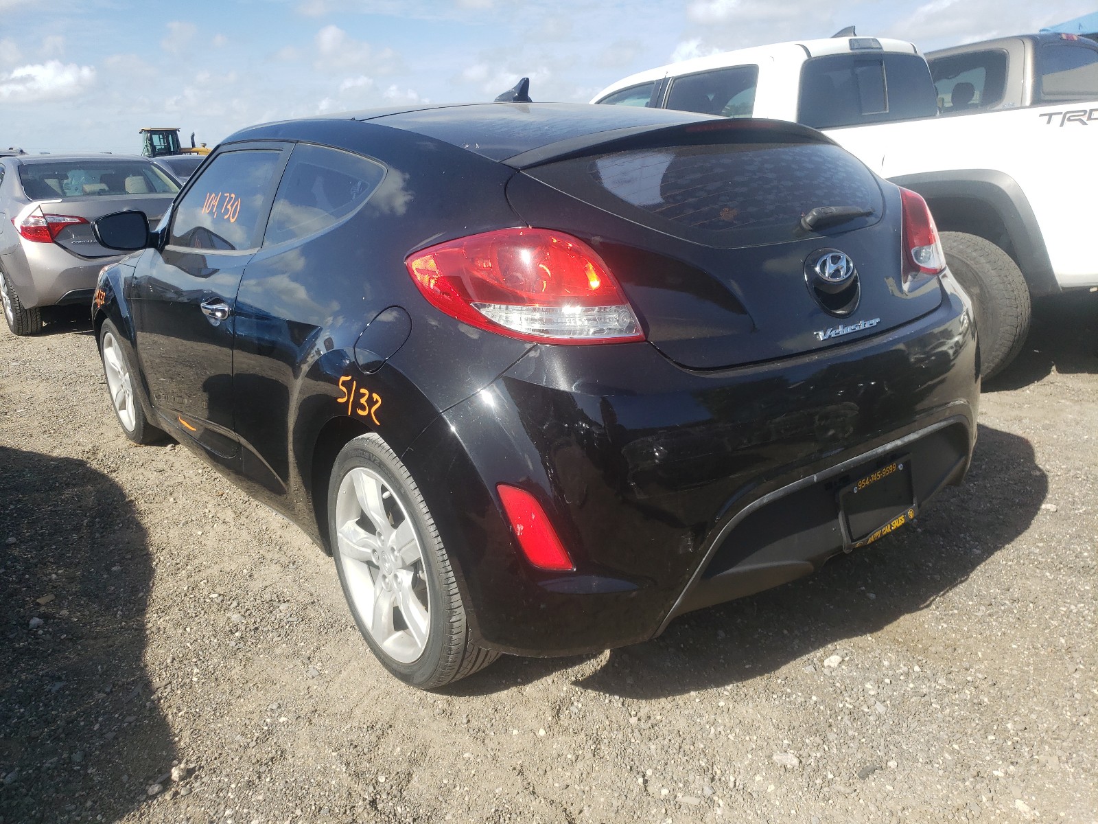 Photo 3 from auction – 2012 HYUNDAI VELOSTER with VIN KMHTC6ADXCU051149