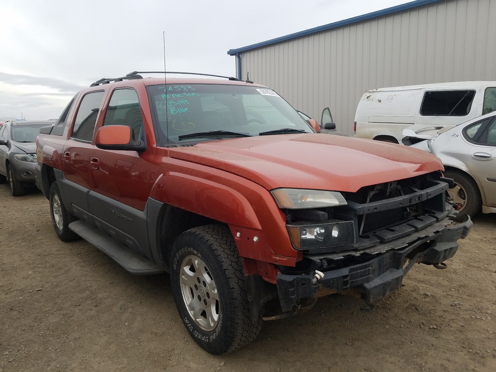 Photo 1 from auction – 2002 CHEVROLET AVALANCHE with VIN 3GNEK13T92G304915