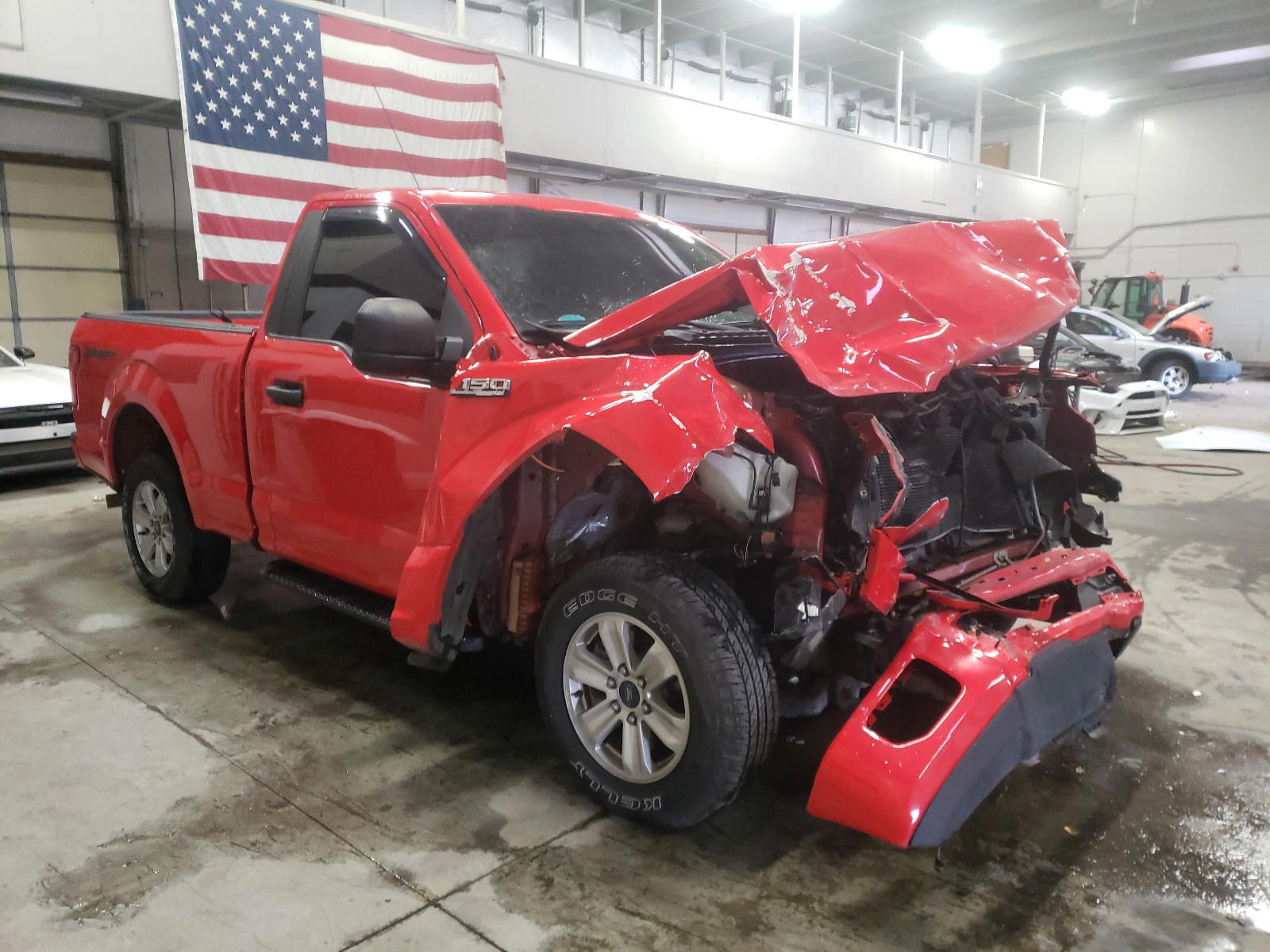 FORD F150 2016 with VIN 1FTMF1CF4GFD11069 - Photo from auction