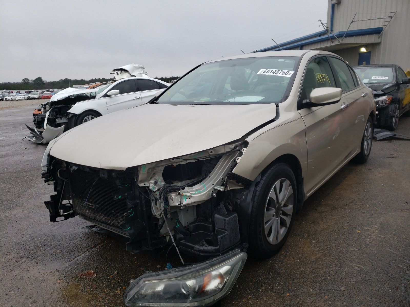 Photo 2 from auction – 2014 HONDA ACCORD LX with VIN 1HGCR2F35EA087963