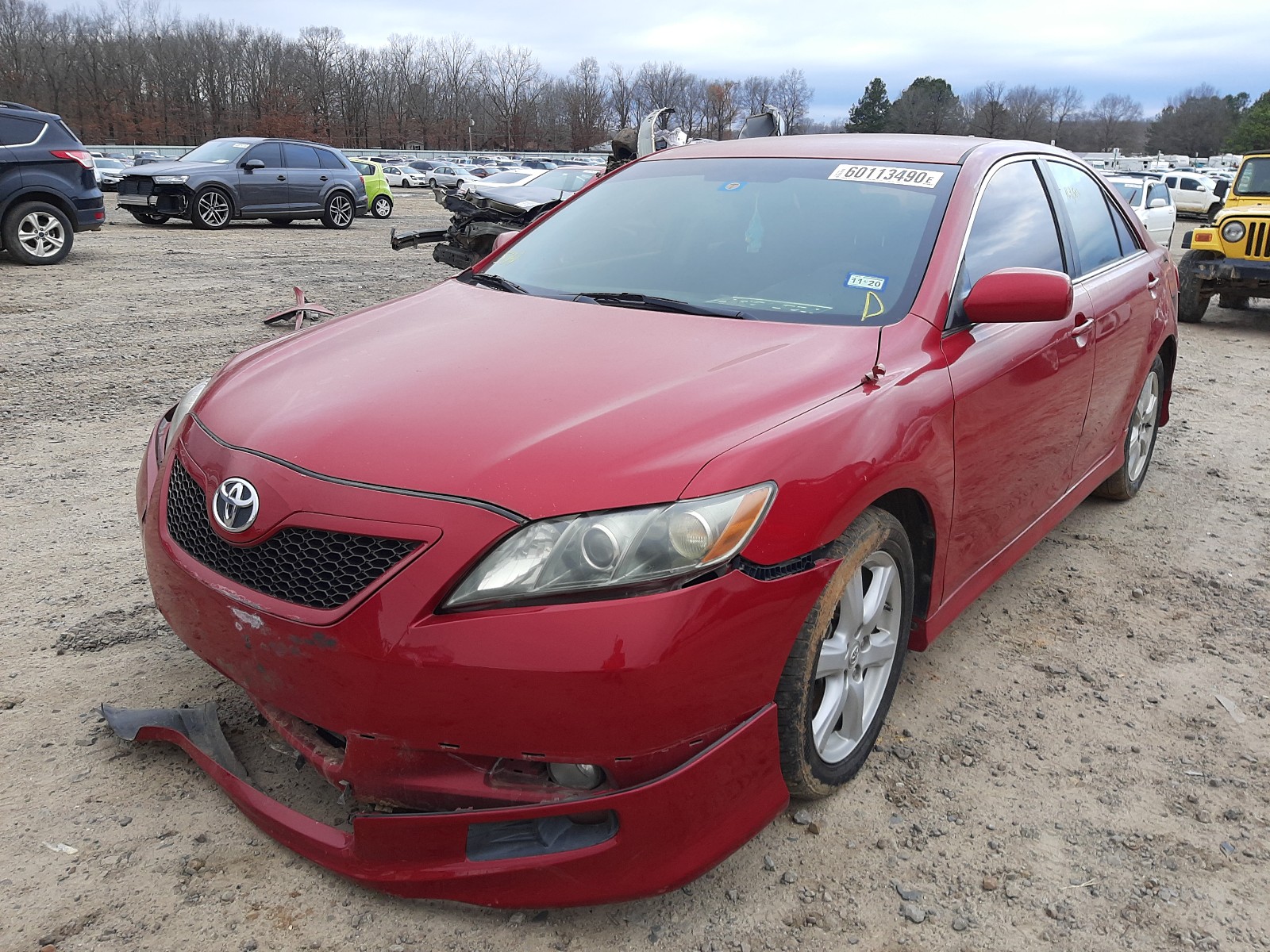 Photo 2 from auction – 2007 TOYOTA CAMRY LE with VIN 4T1BK46K27U033602