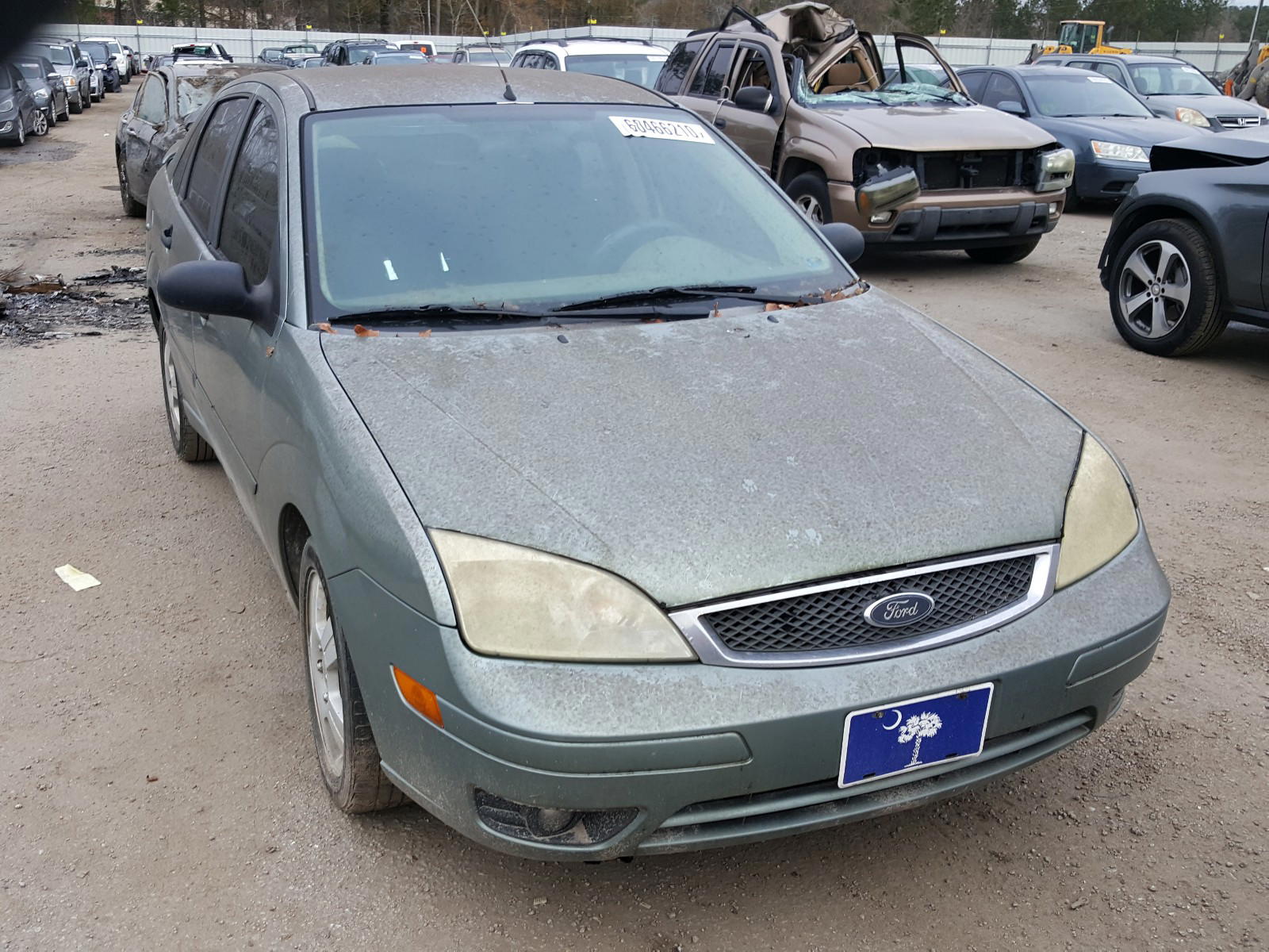 FORD FOCUS 2005 with VIN 1FAFP34N65W163999 - Photo from auction