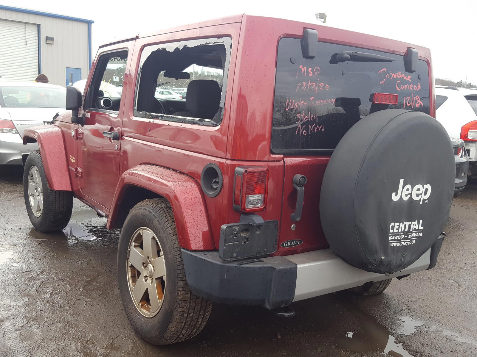 Photo 3 from auction – 2011 JEEP WRANGLER S with VIN 1J4AA5D15BL571982