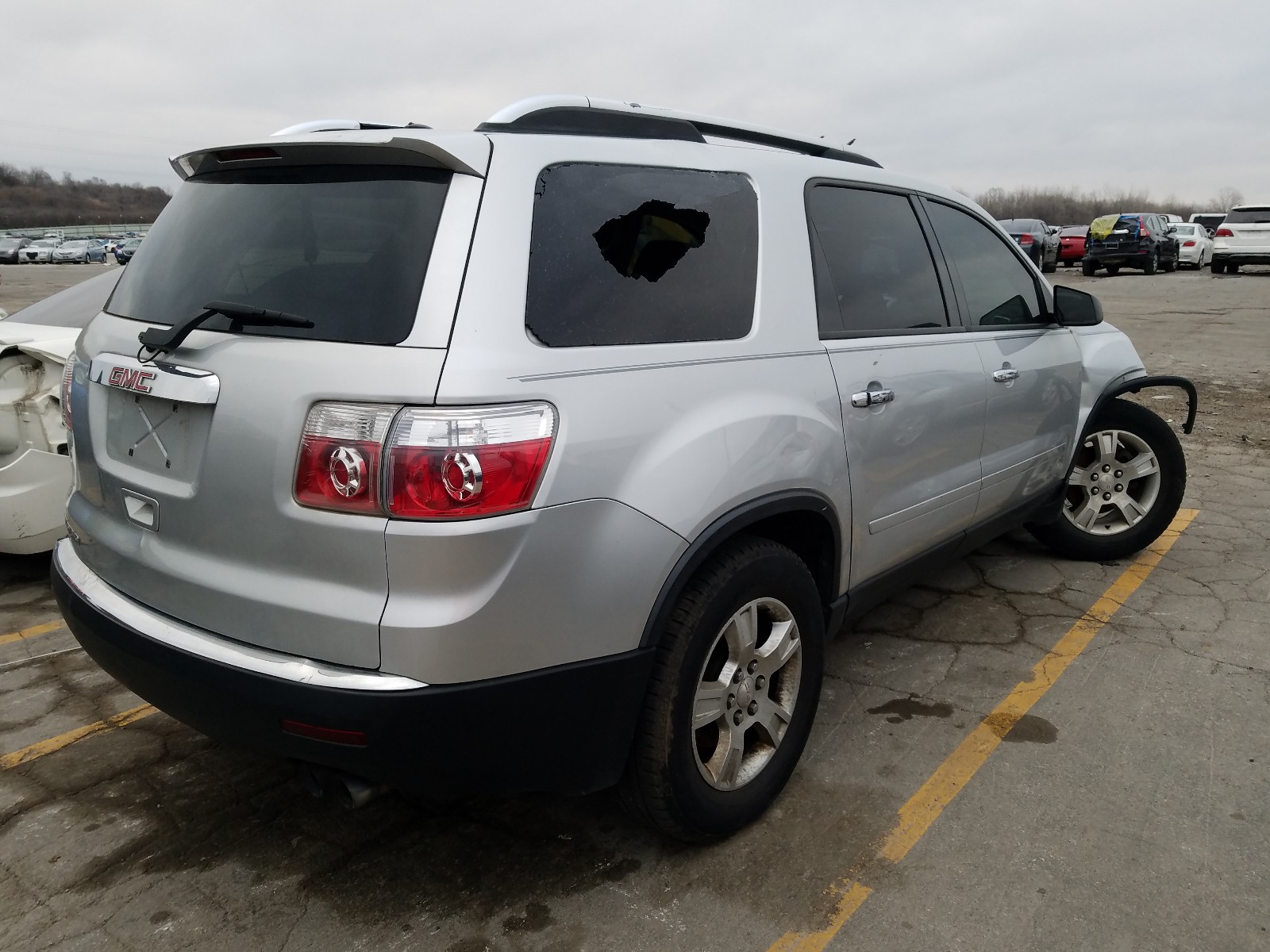 Photo 4 from auction – 2009 GMC ACADIA SLE with VIN 1GKER13D59J111316