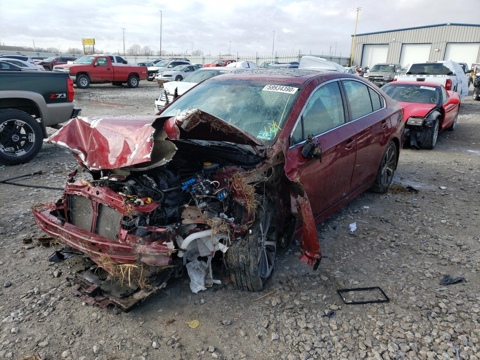 Photo 2 from auction – 2015 SUBARU LEGACY 2.5 with VIN 4S3BNAN67F3041844