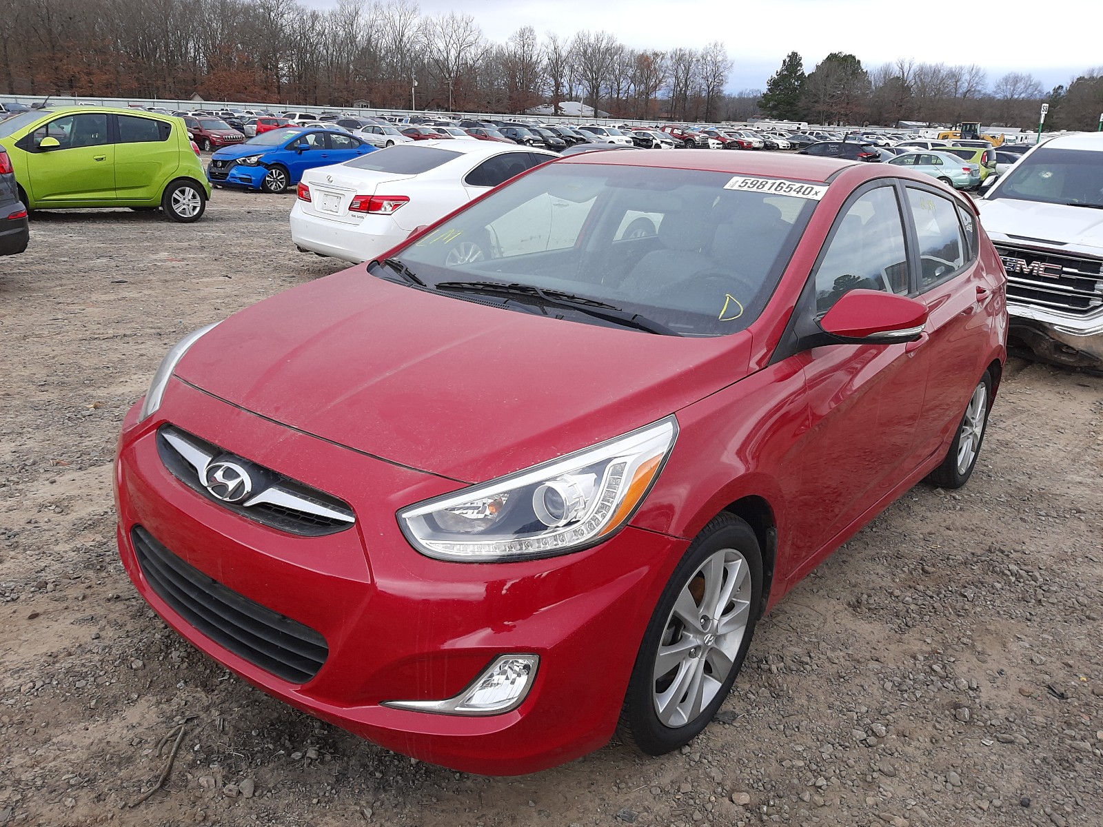 Photo 2 from auction – 2014 HYUNDAI ACCENT GLS with VIN KMHCU5AE7EU145704