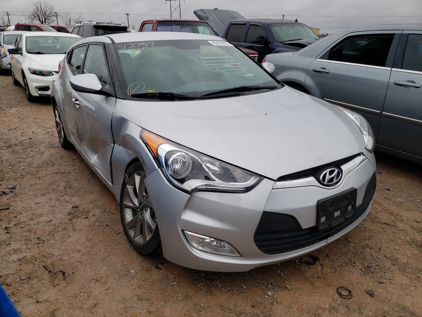 HYUNDAI VELOSTER 2017 with VIN KMHTC6AD4HU312797 - Photo from auction