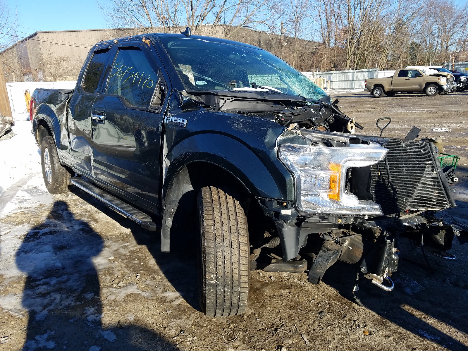 FORD F150 SUPER 2018 with VIN 1FTFX1E5XJKD76839 - Photo from auction